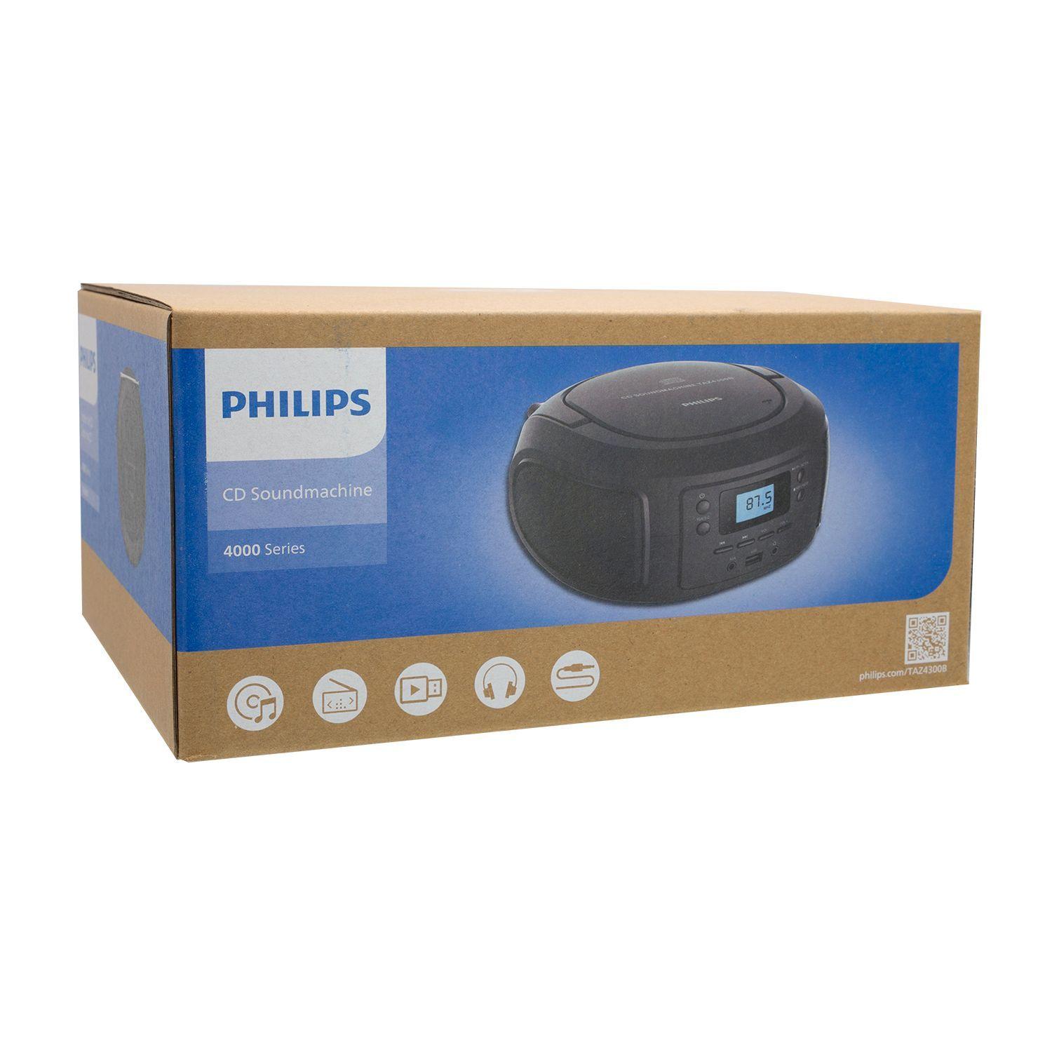 Radio Philips BlueTooth TAZ4300B37 CD USB AUX FM-4