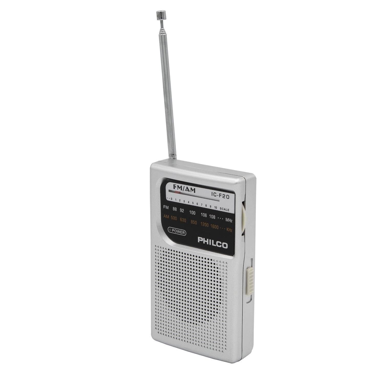 Radio A Pilas Philco IC-F20 Fmam Portable De Bolsillo-2
