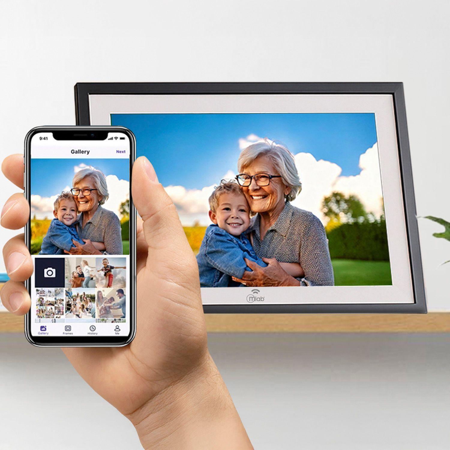 Marco Digital Frame Black Wifi 32GB Pantalla LCD 10" Mlab Black-0