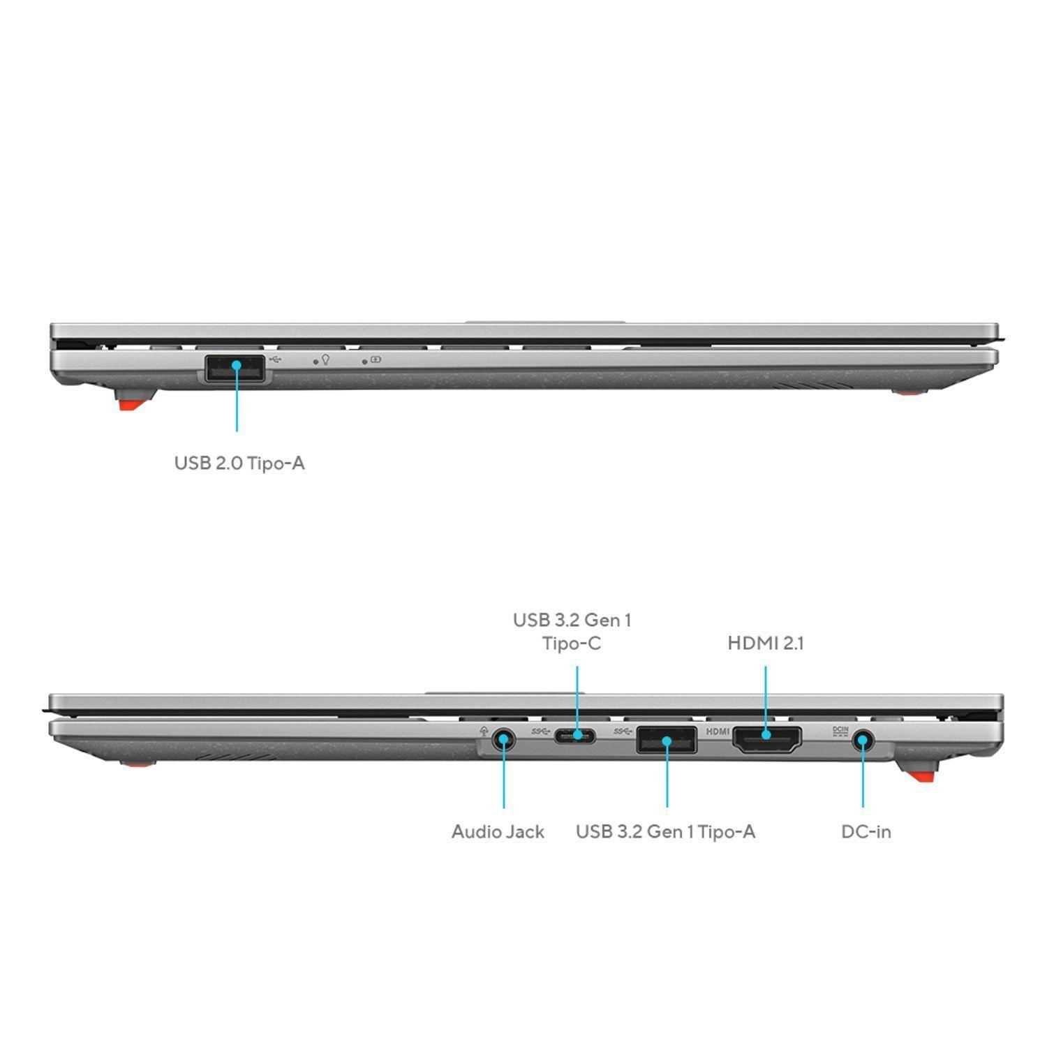 Notebook ASUS Vivobook Go 14 Core i3-N305 8GB 512GB SSD-1