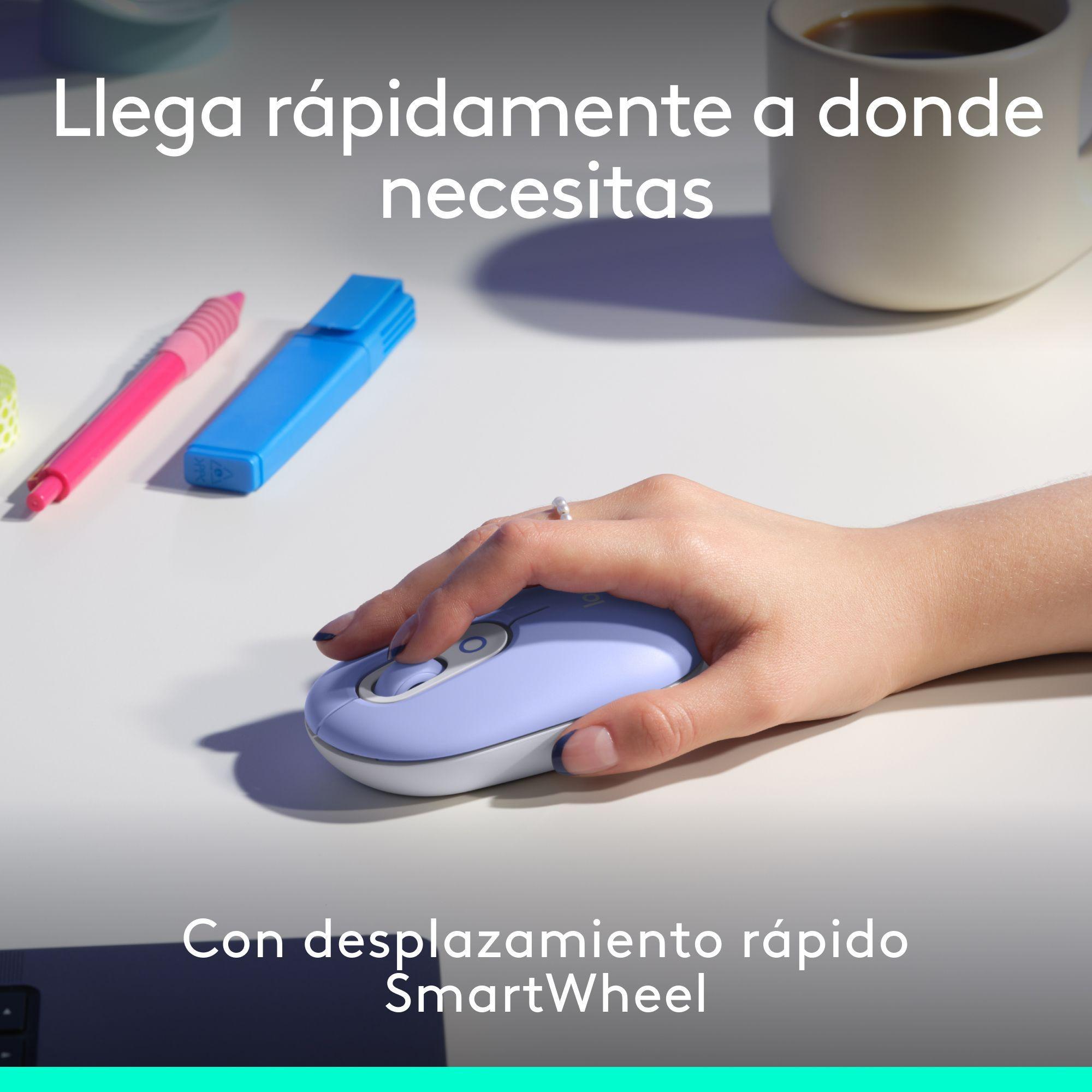 Kit Teclado Y Mouse Logitech Pop Icon Español Lila-5