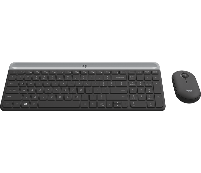 Combo Logitech Teclado y Mouse MK470 Slim-4