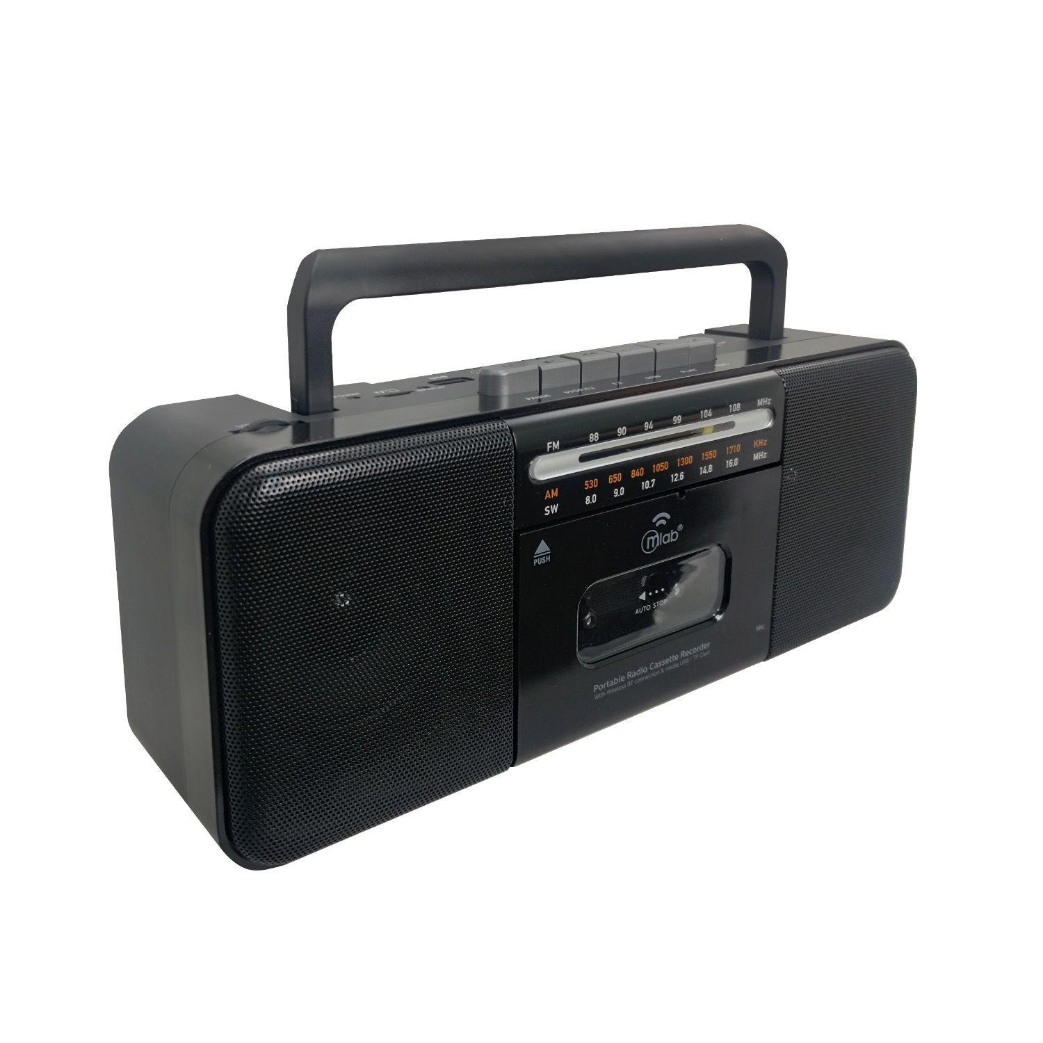 Radio Retro Cassette 1980 s MLAB CF 28 Bluetooth USB Micro SD-2