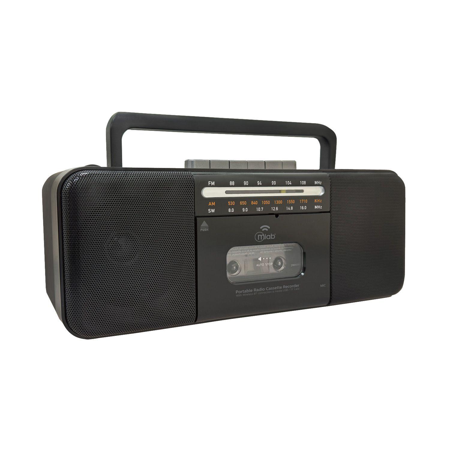 Radio Retro Cassette 1980 s MLAB CF 28 Bluetooth USB Micro SD-6