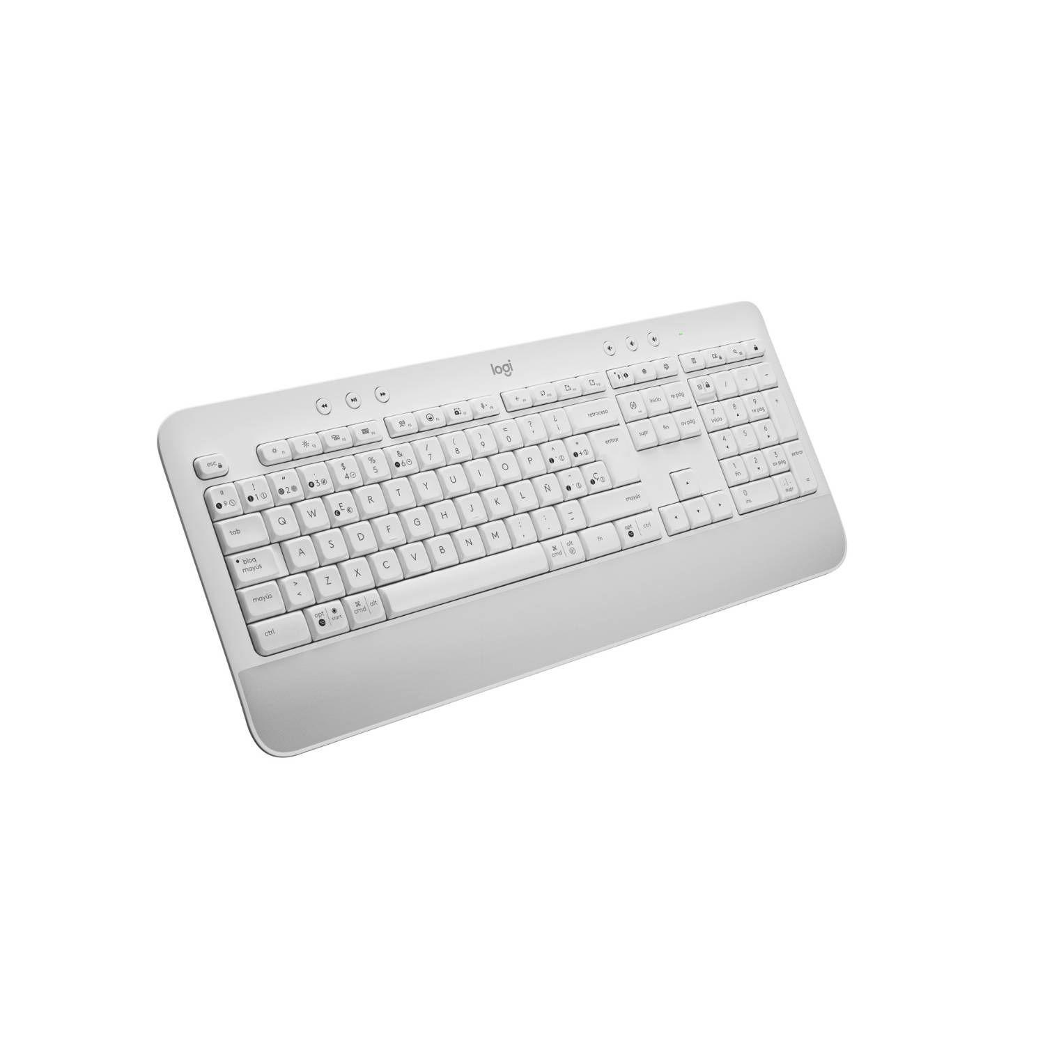 Teclado Wireless Signature Logitech K650 Blanco-2