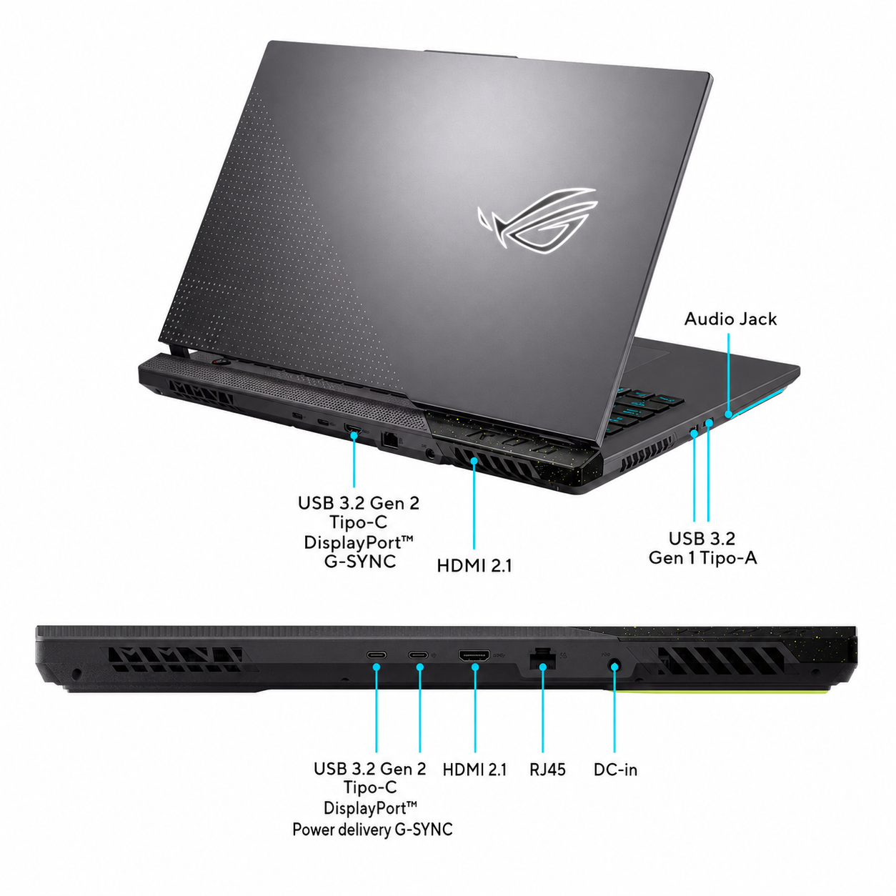 Notebook Gamer ASUS ROG Strix 17 3 FHD 144Hz Ryzen 9 7940HX 16GB 1TB SSD RTX 4060 W11-2