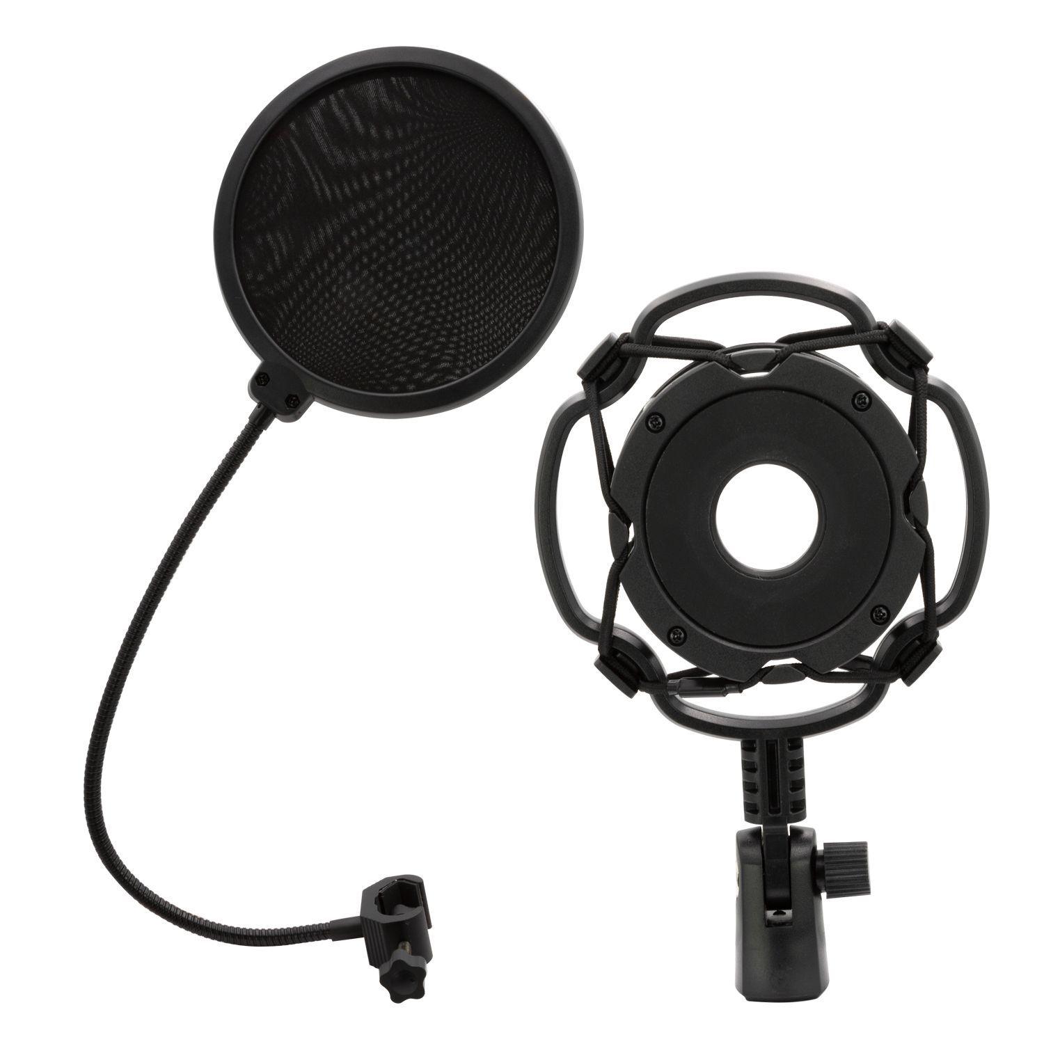 Micrófono Fifine T670 Condensador Cardioide Negro plata-3