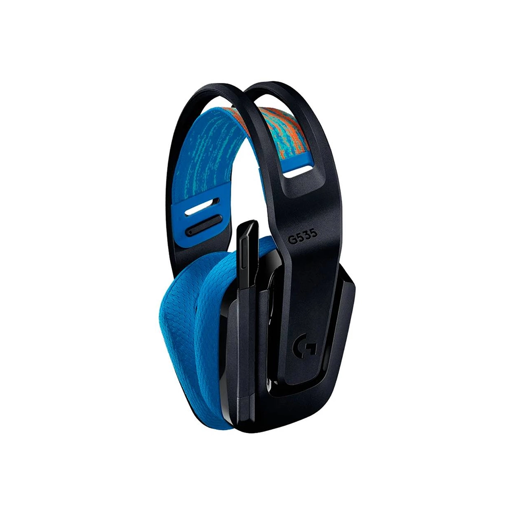 Aud fonos Gamer Logitech G G535 Lightspeed Negro Y Azul-2