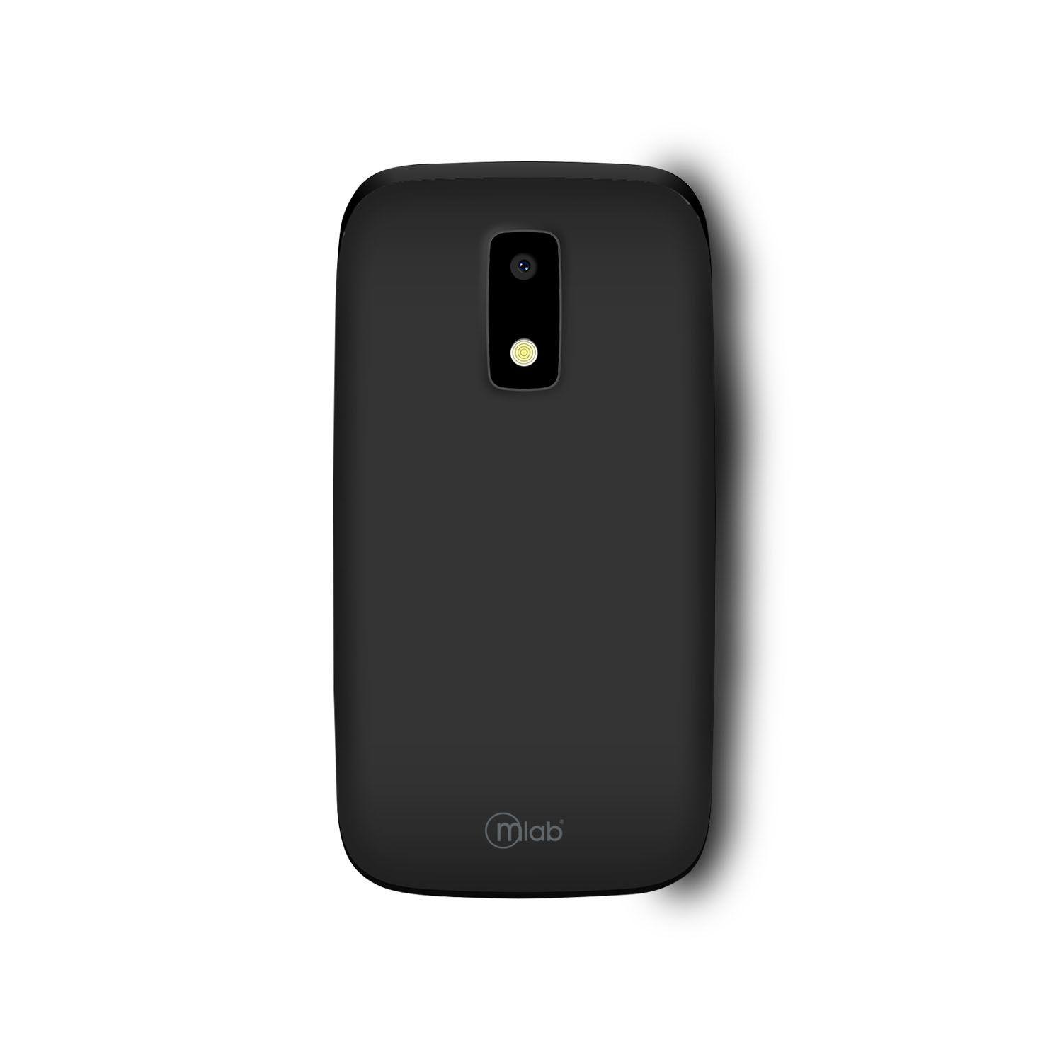 Telefono Senior Tipo Almeja 4G Negro MLAB-2