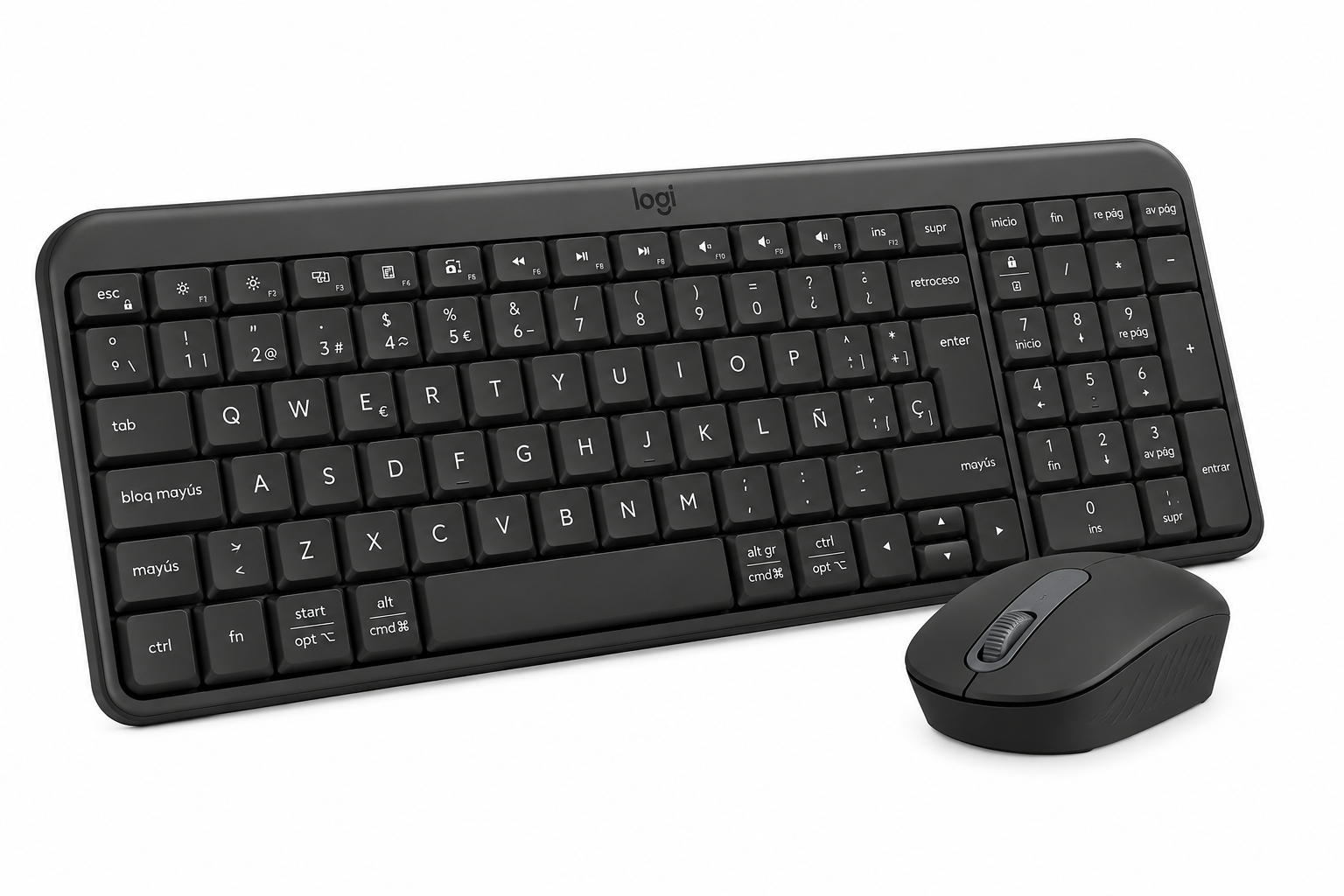 Teclado Mouse Logitech MK250 Negro Espa ol-1