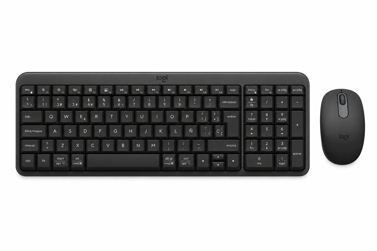 Teclado Mouse Logitech MK250 Negro Espa ol-2