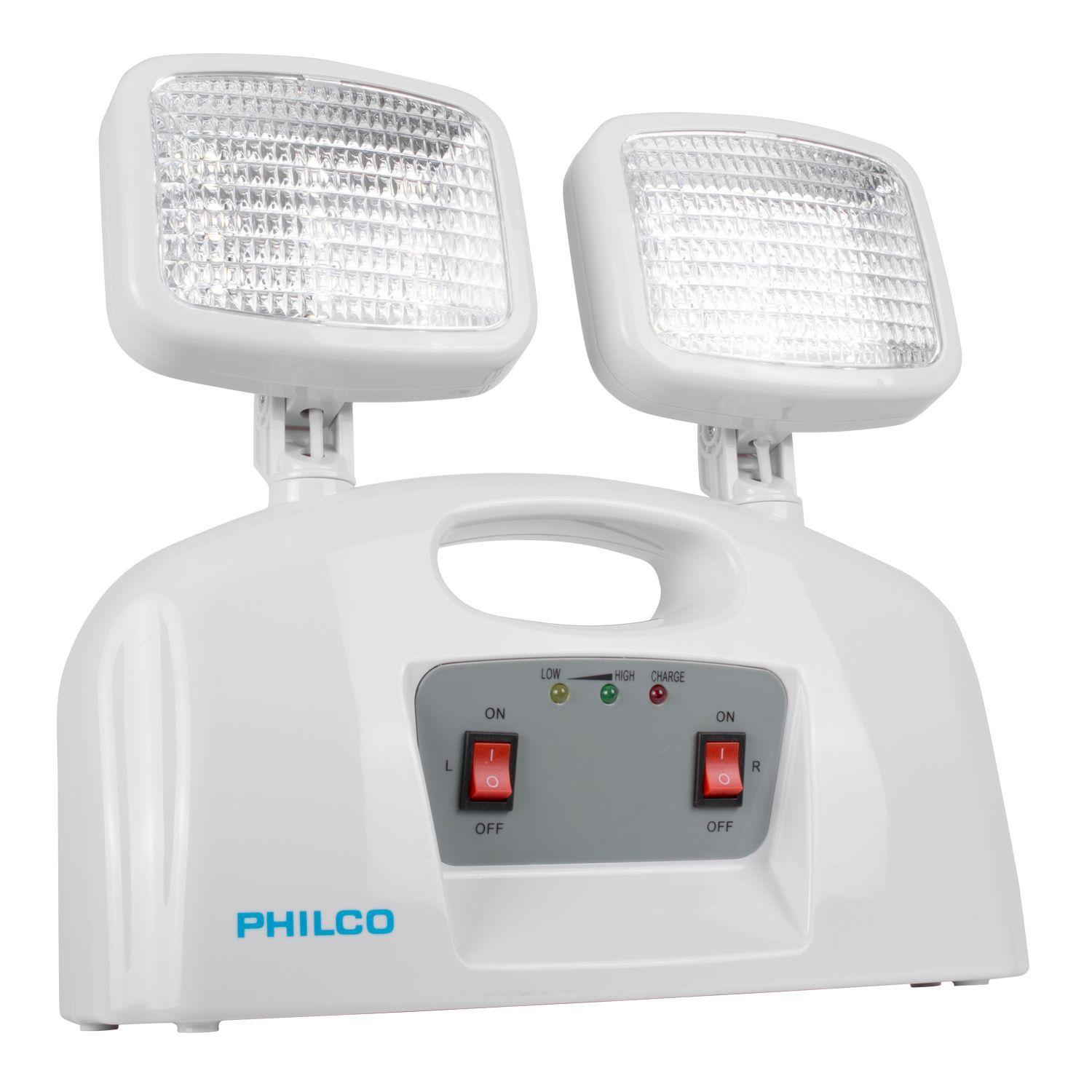 Lampara De Emergencia Philco Led 2 Focos-3