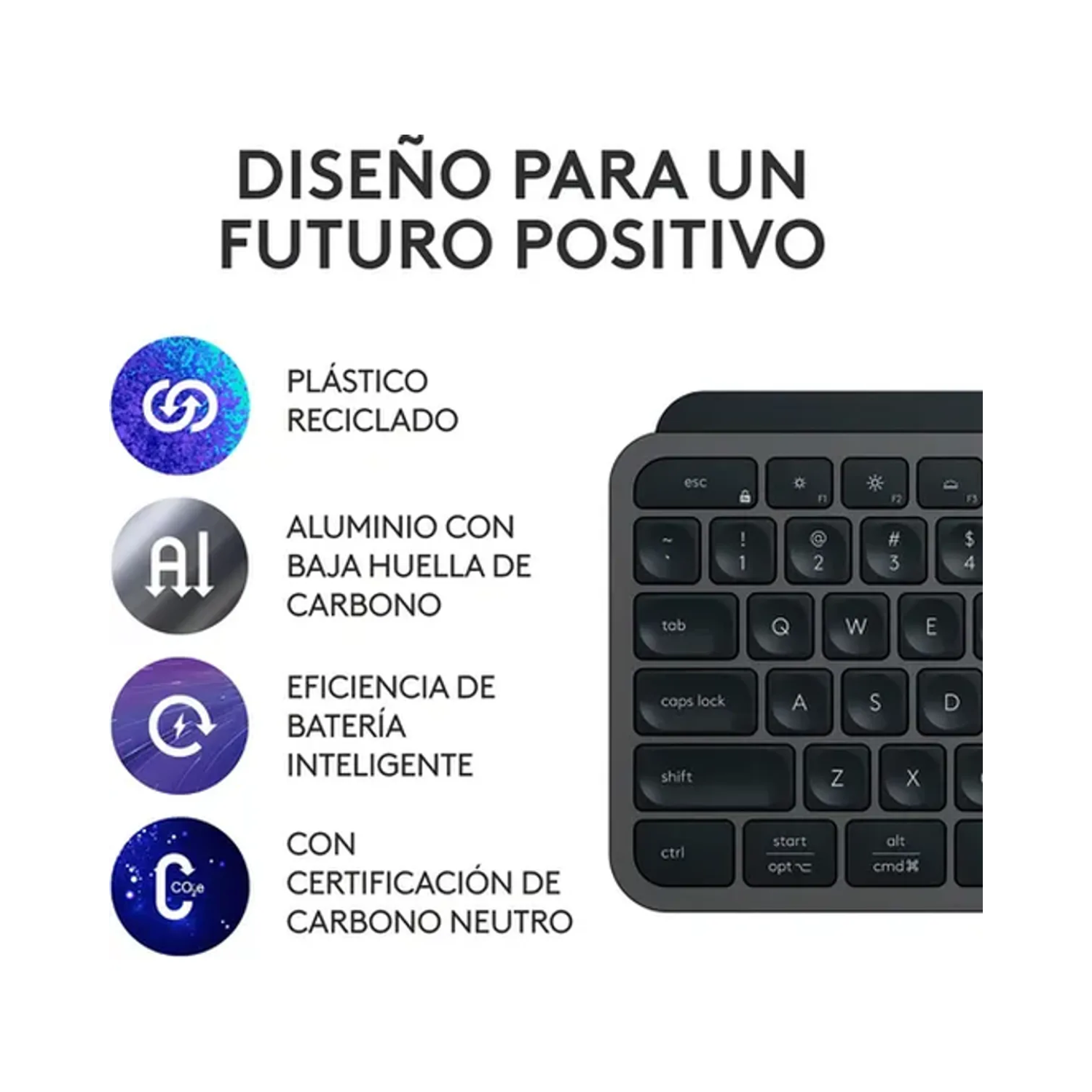 Teclado Inalámbrico Logitech Mx Keys S Español-2