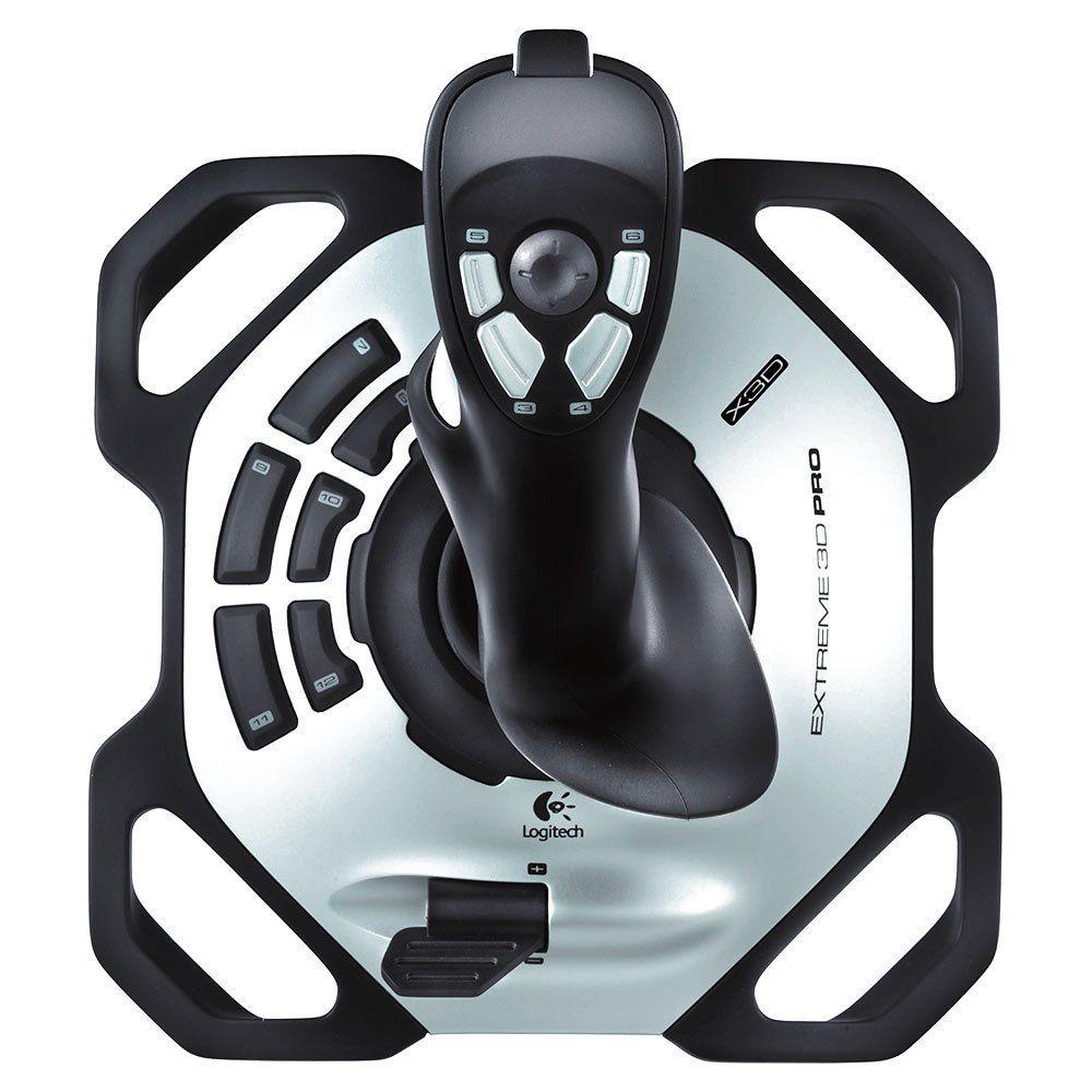 Control joystick Logitech Extreme 3D Pro negro-7