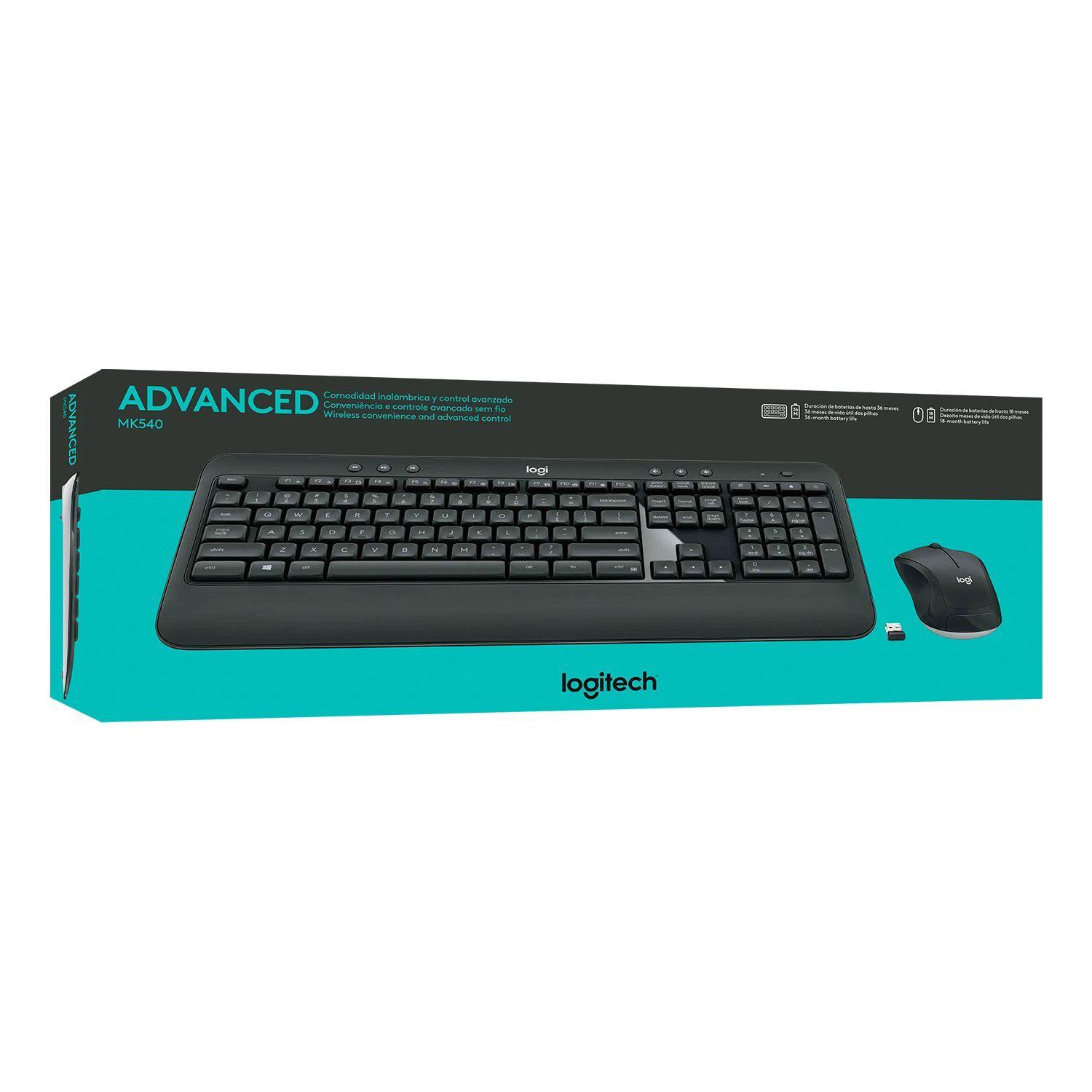 Kit de Teclado y Mouse Logitech MK540-4