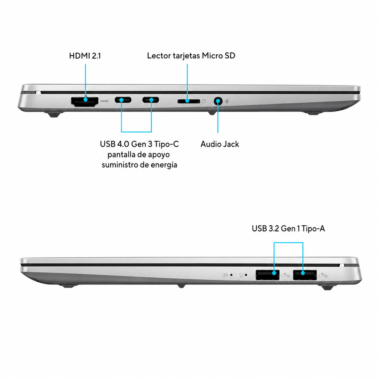 Notebook ASUS Vivobook S 15 S5507QA MA054W Snapdragon X Elite 32GB RAM 1TB SSD OLED 3K 120Hz-3