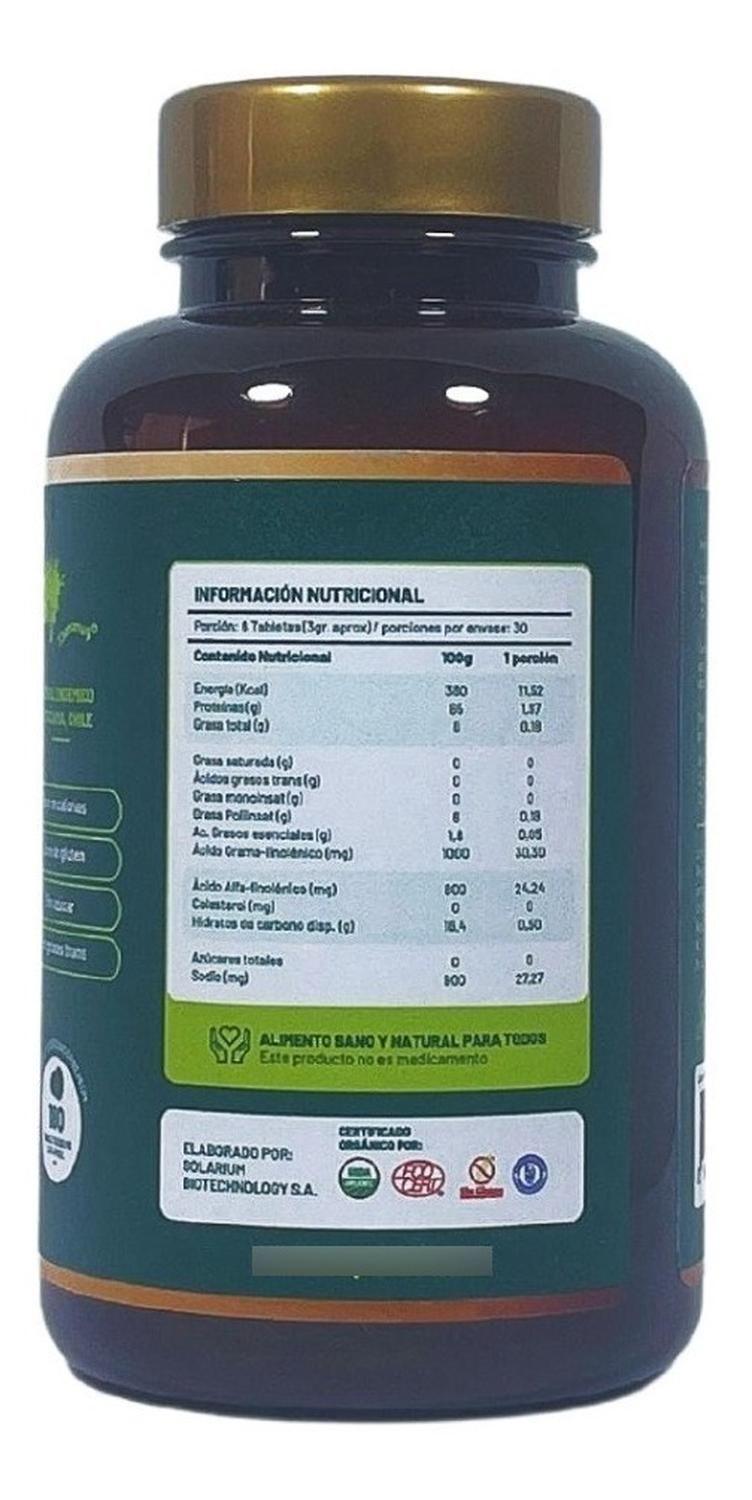Pack X 3 Spirulina Mater 180 Tabletas + Mascarilla Con Cobre-3