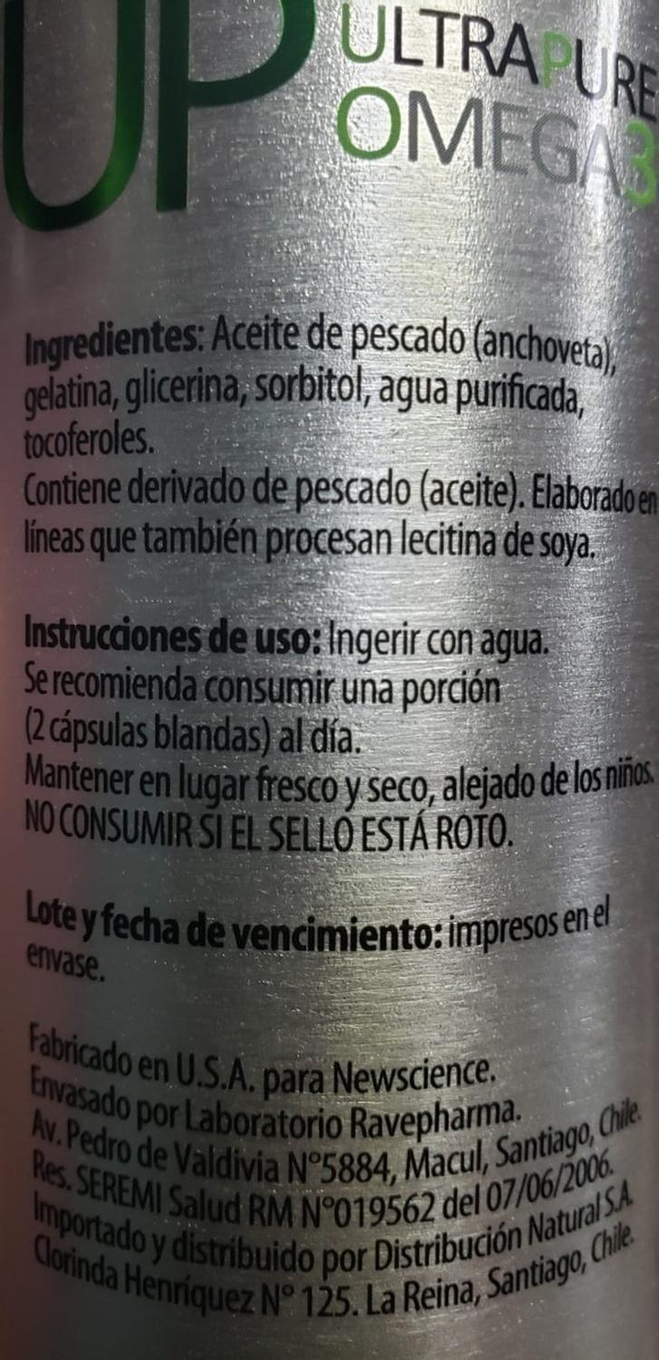 Omega Up Ultrapure - 150 Cápsulas.-2