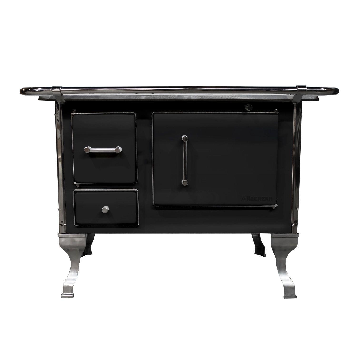 Cocina a Leña Alcazar Llaima 90 Negra-0