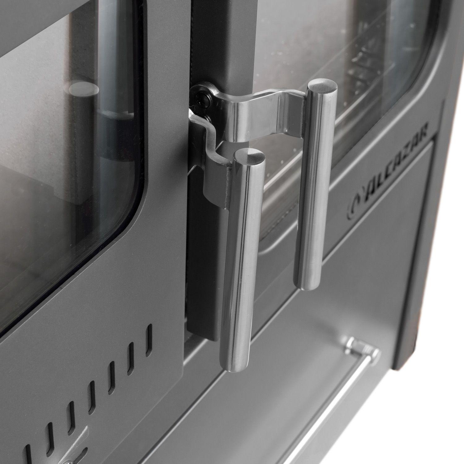 Cocina a Leña Alcazar Europea M80 Gris-6