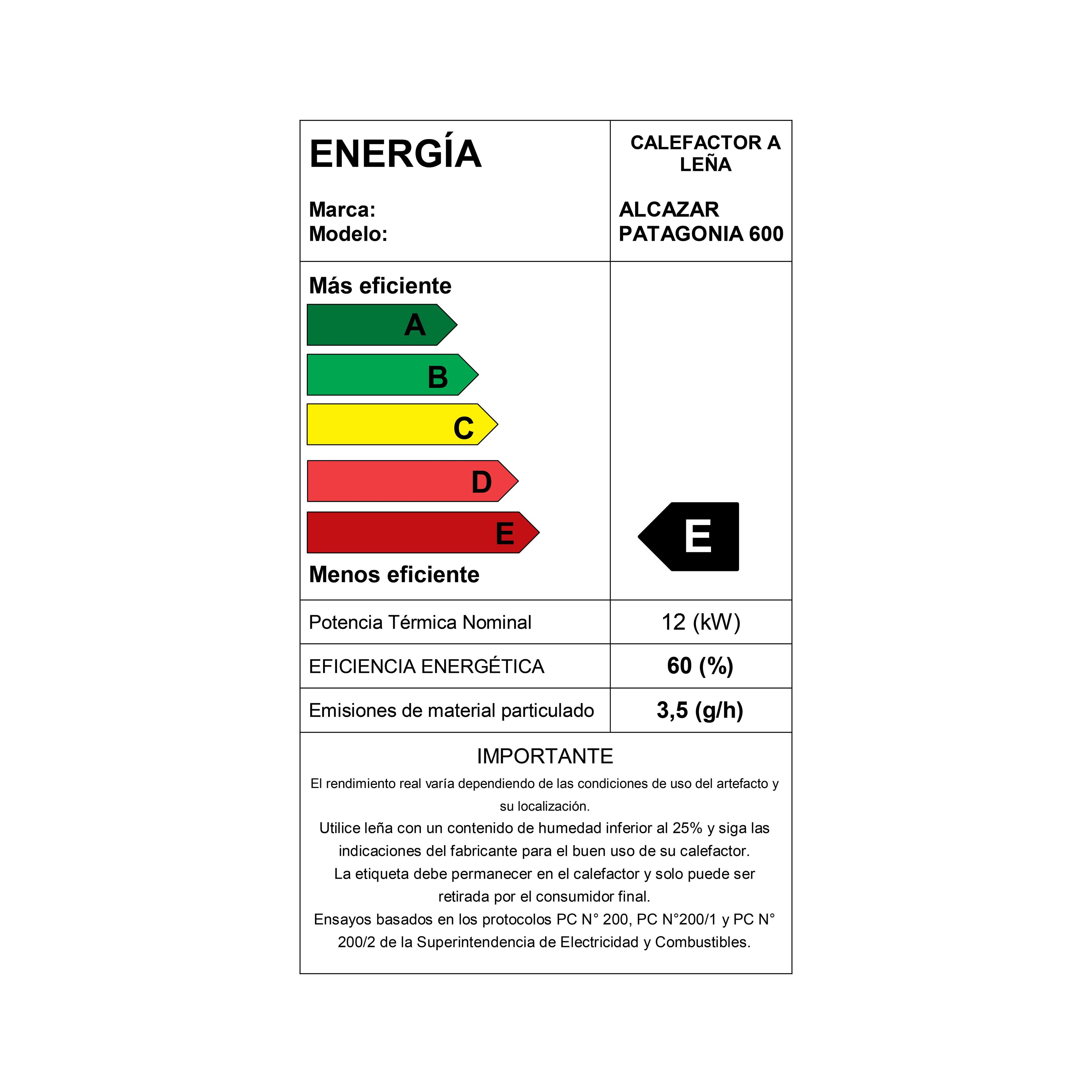 Estufa a Leña Patagonia 600 Alcazar-6