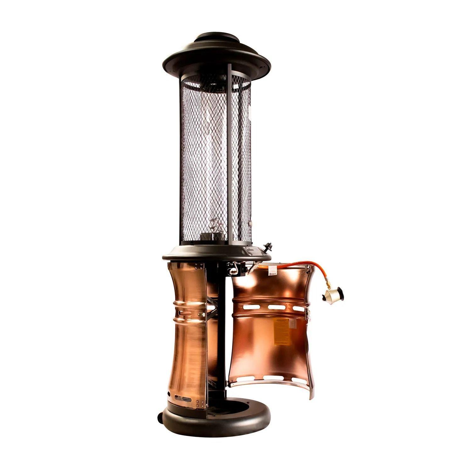 Combo Parasol Alcázar Gris 3*3 + Estufa Inferno-6