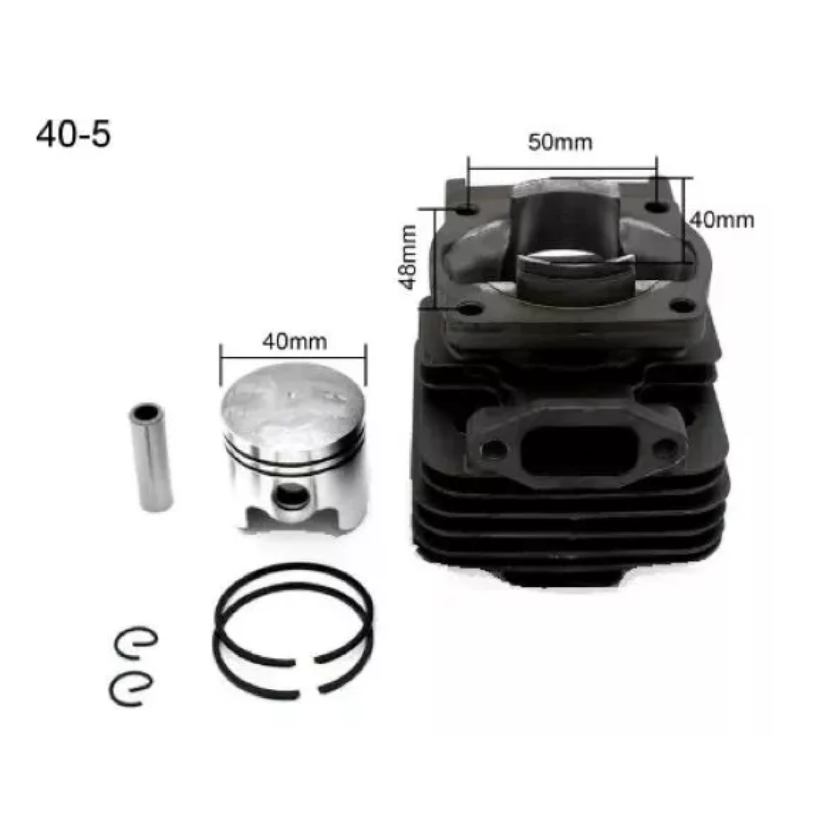 Kit Cilindro Pistón Y Anillos Desmalezadora China 43cc-2