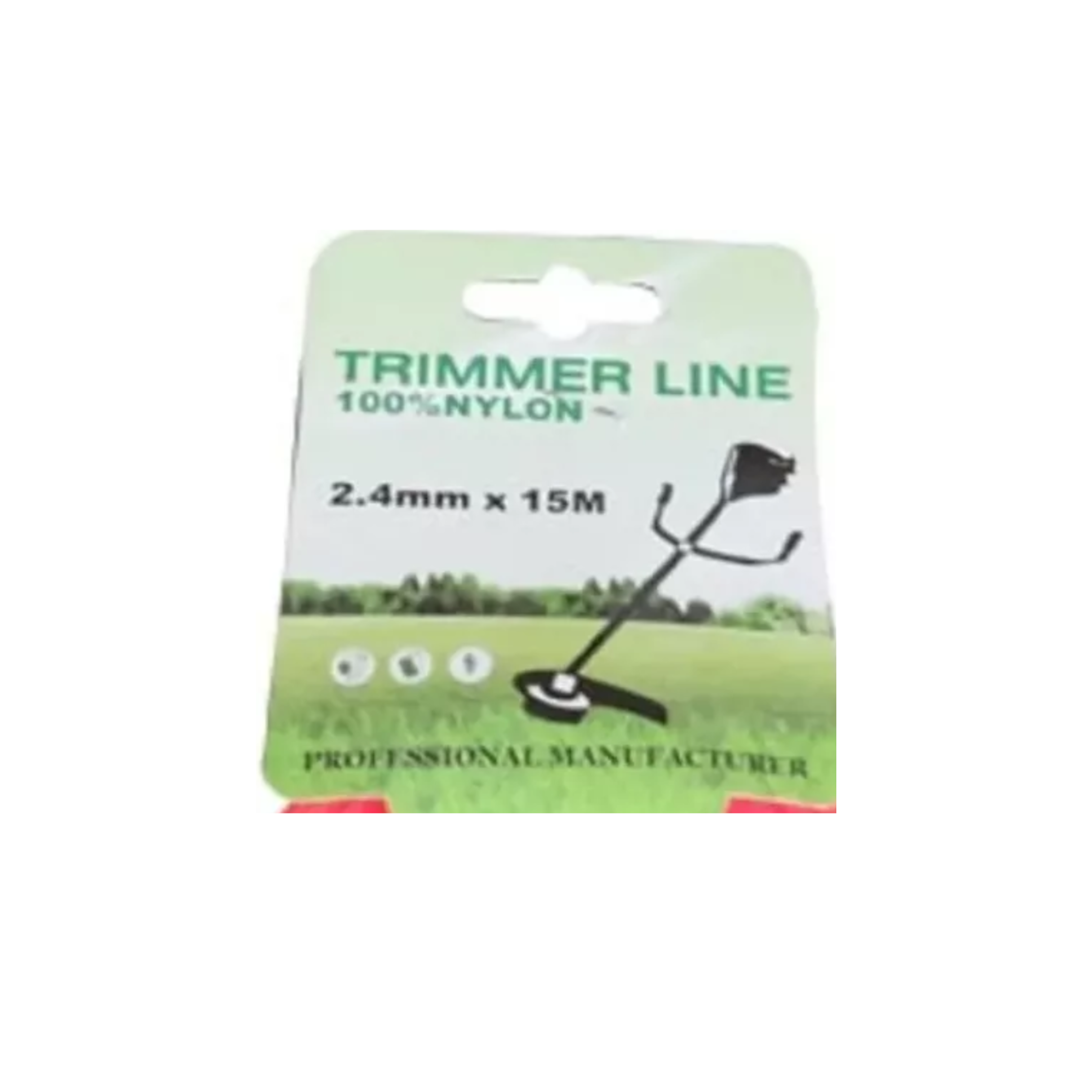 Nylon Piola Para Desmalezadora 24x15 Mt Normal Orilladora-0