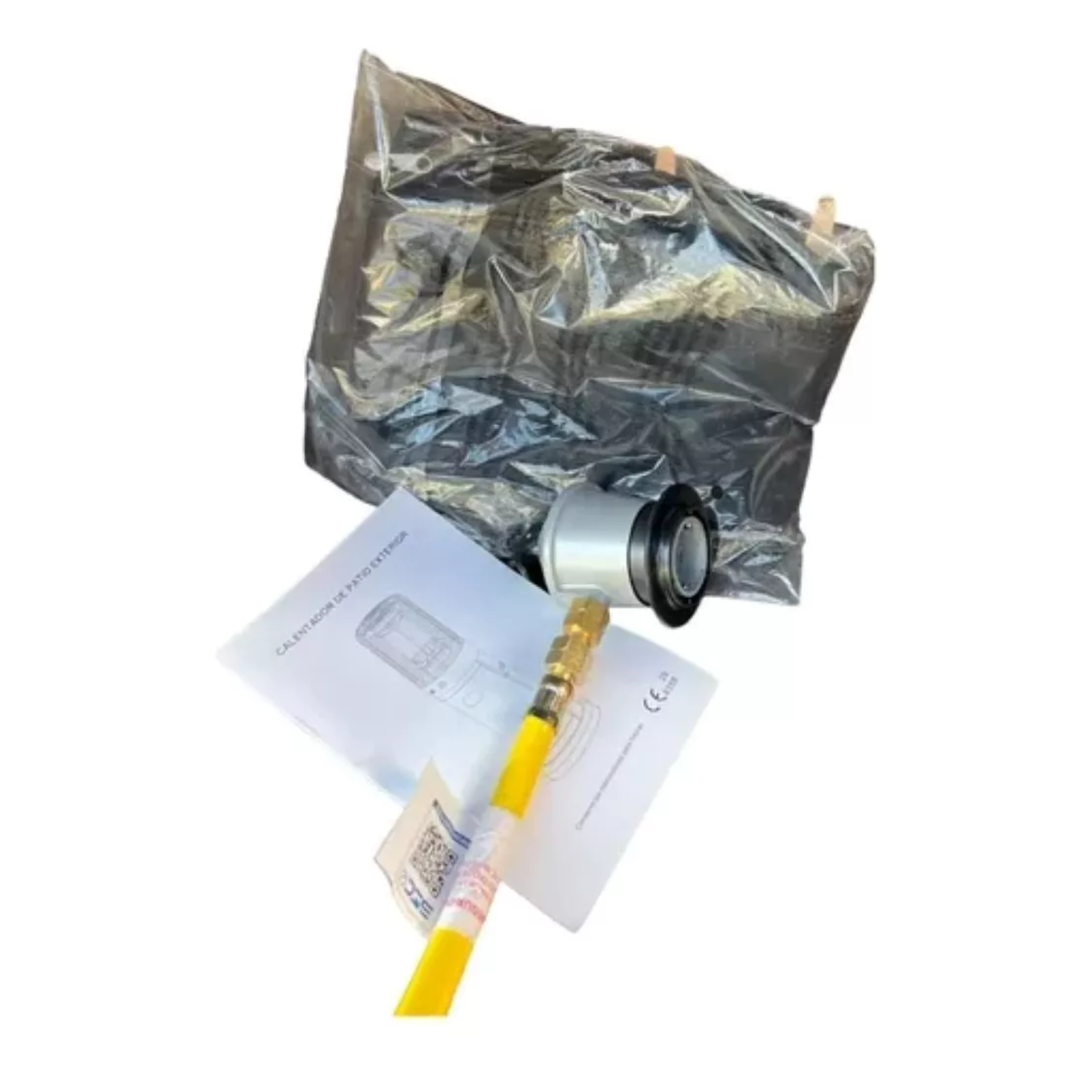 Estufa A Gas De Patio Exterior-interior Bronce + Covertor-3