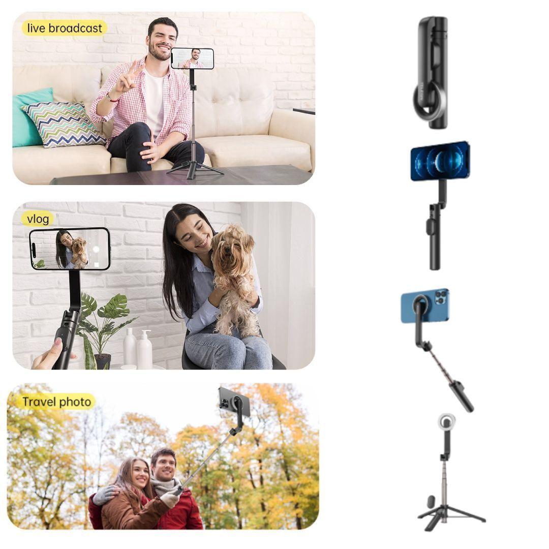 Bastón Selfie Magnético para Smartphone Control BT - Telesin-5
