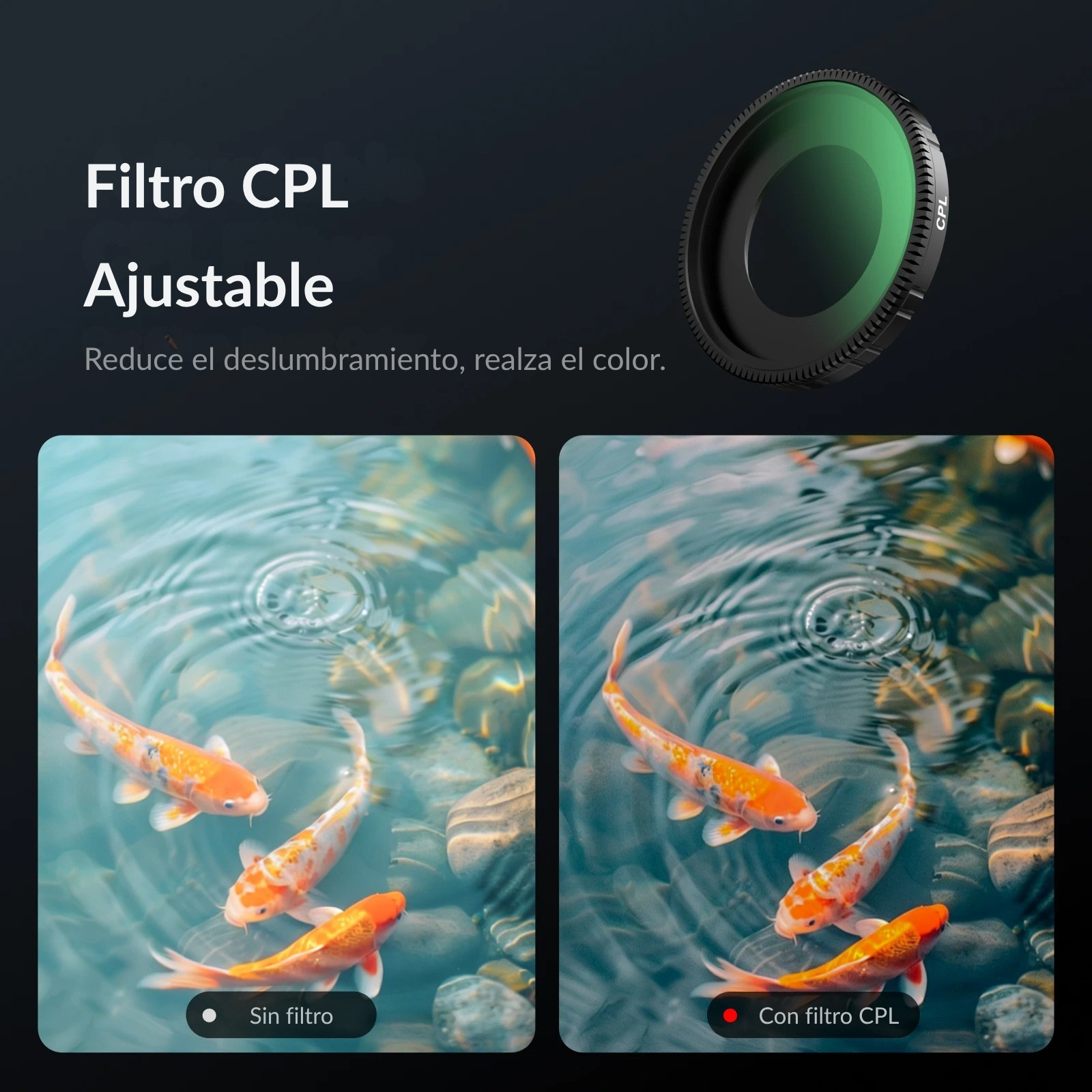 Kit de Filtros para DJI Osmo Nano CPL + ND8 ND16 ND32 -2