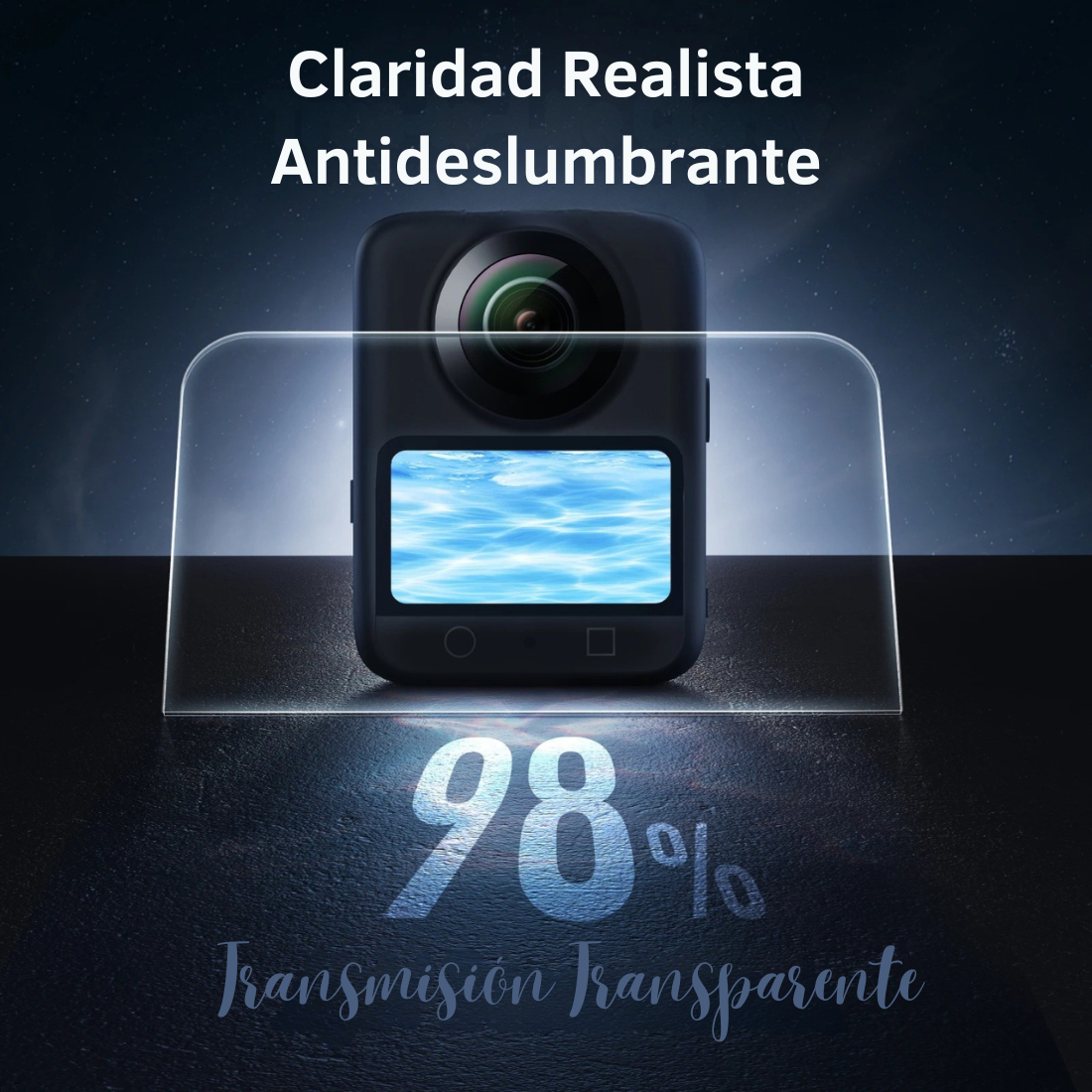 Lámina de Vidrio Templado para Cámara DJI Osmo 360-4