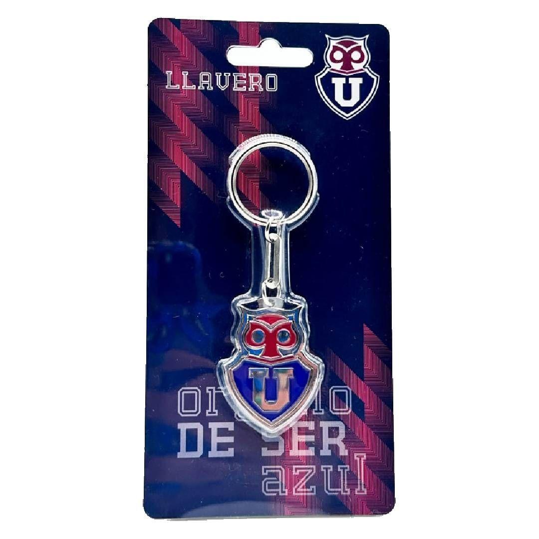 LLavero U de chile Metalico Doble Cara-0