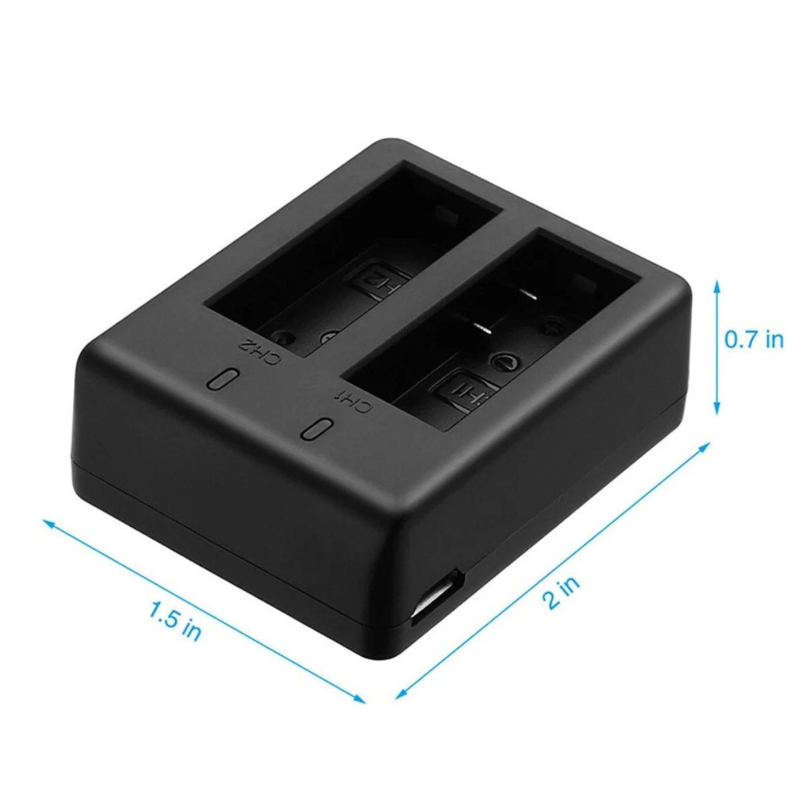 Cargador Doble para Bater a PG1050 para C mara Acci n-2