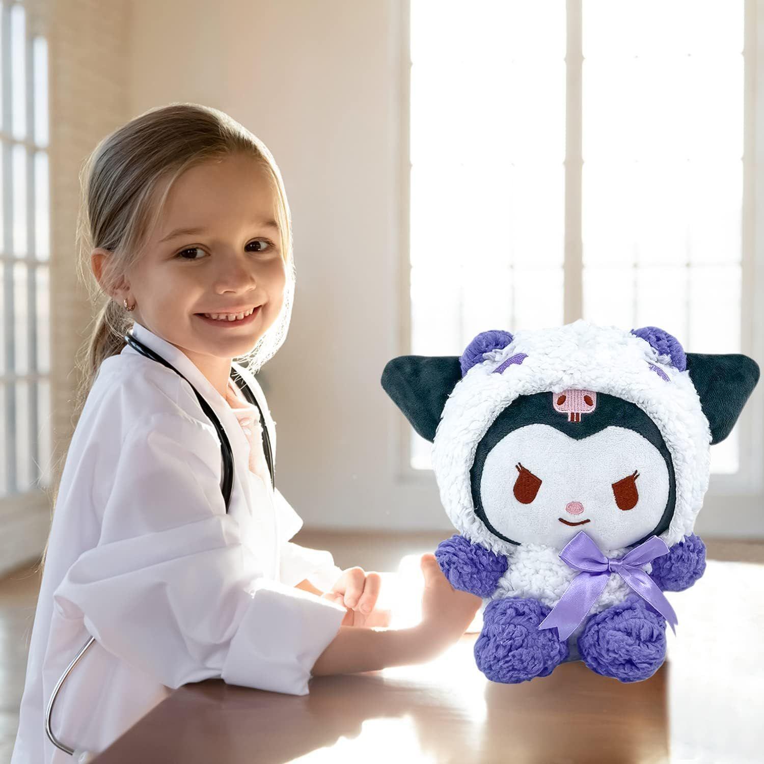 Peluche Kuromi de 25cm Anime Kawaii Onegai My Melody-2