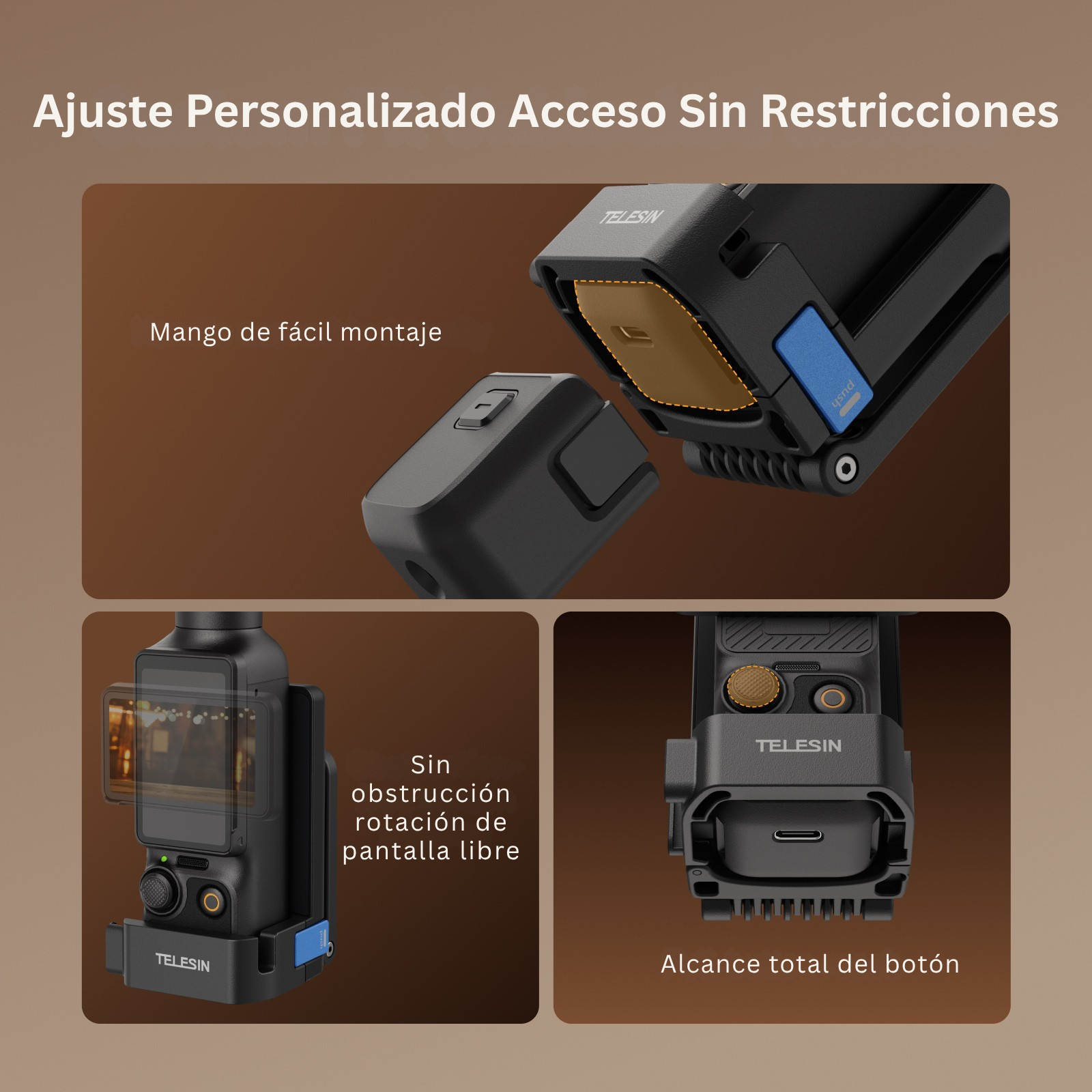 Soporte Magnético para Cámara DJI Osmo Pocket 3-3