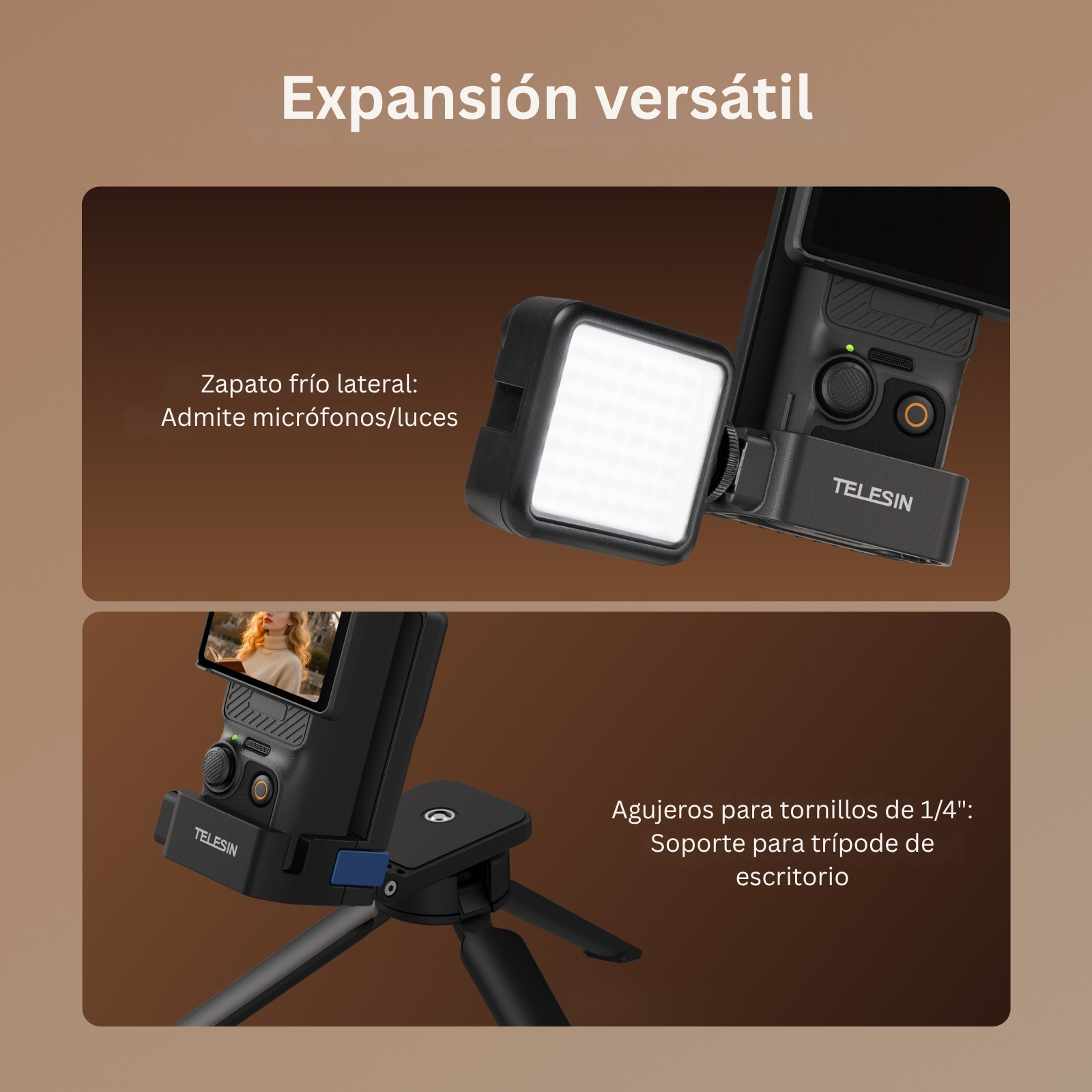 Soporte Magnético para Cámara DJI Osmo Pocket 3-6