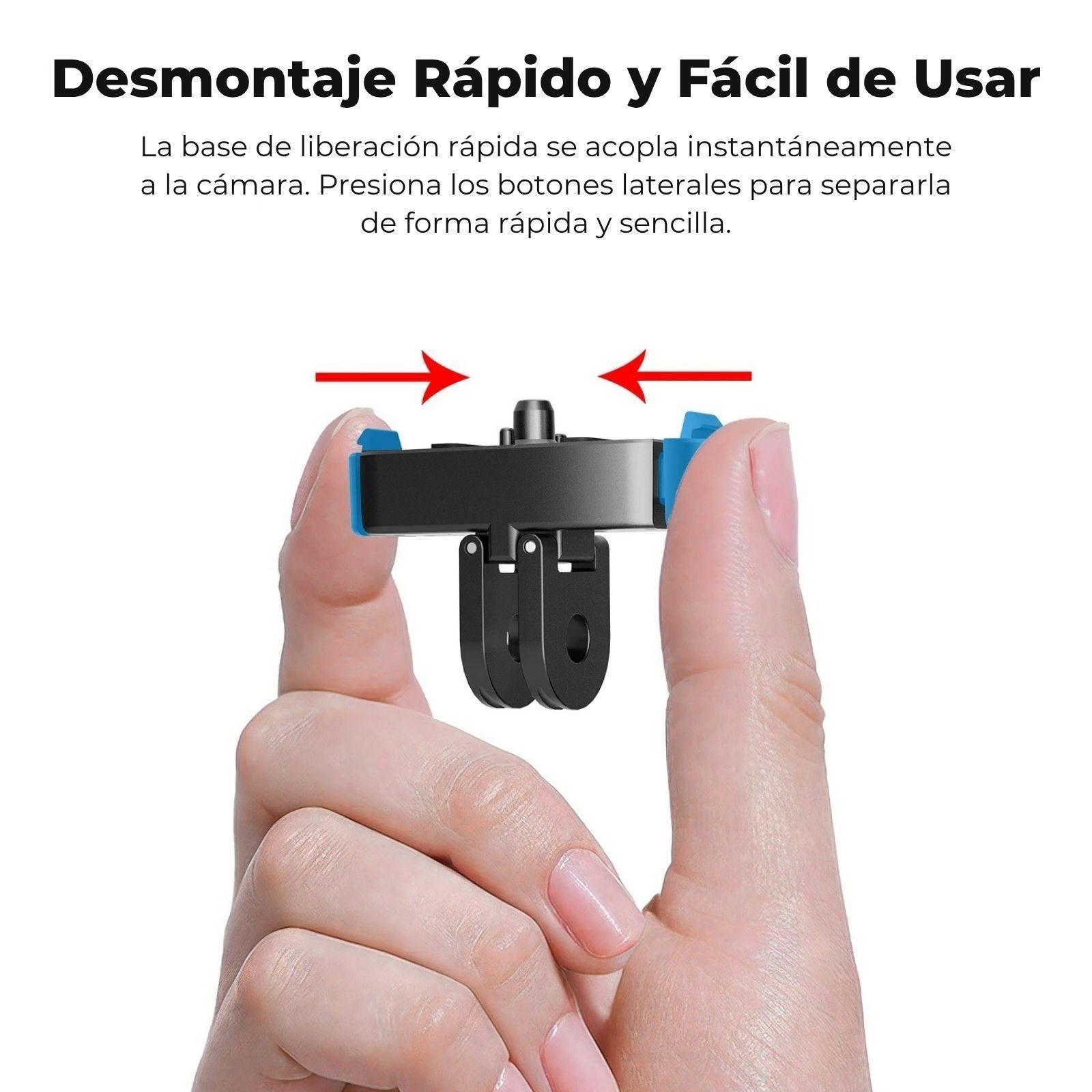 Soporte Magnetico de Aluminio para Gopro Max 2 y Gopro 13-2