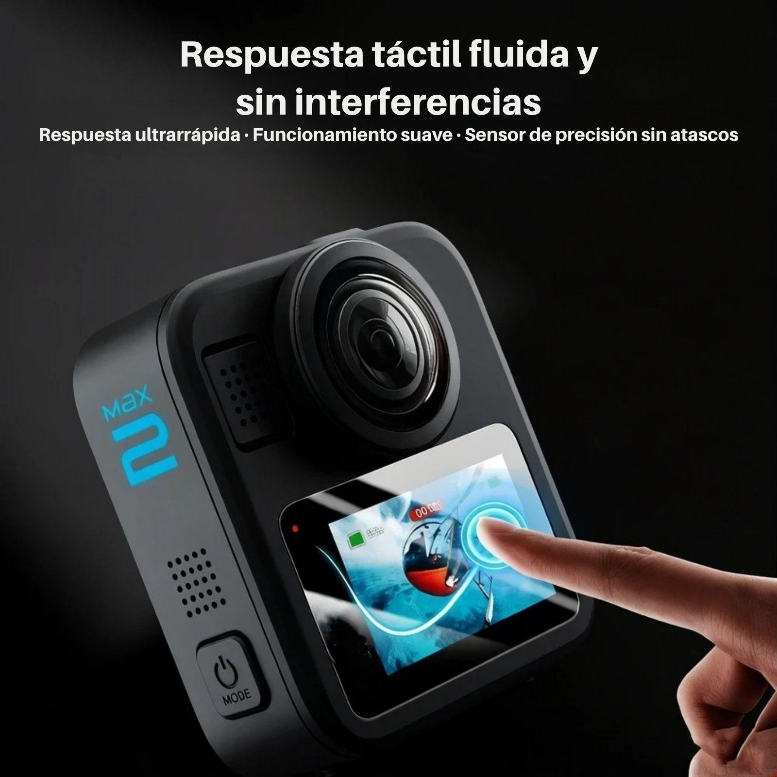 Lámina Protector Pantalla Vidrio 9H para Gopro Max 2-2