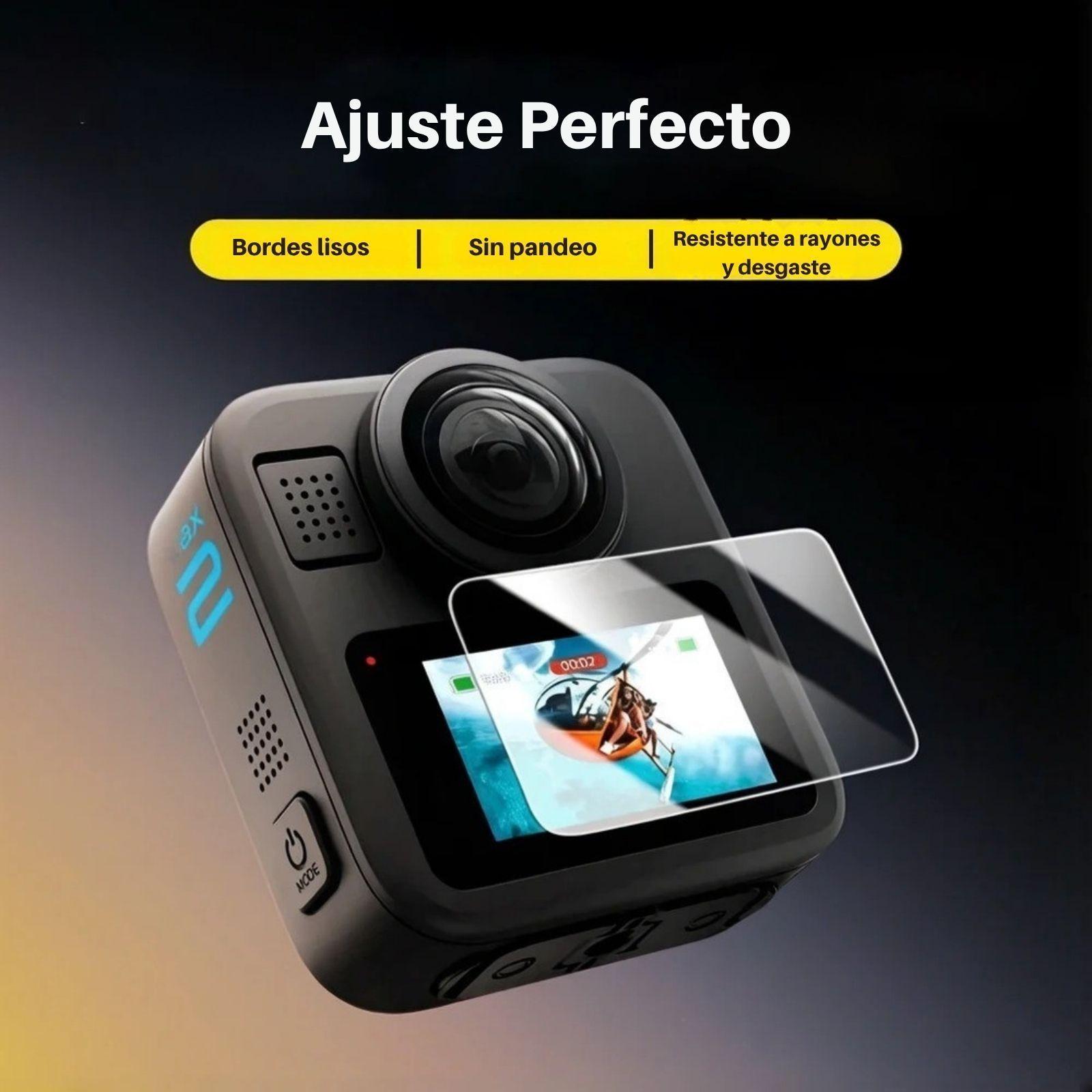 Lámina Protector Pantalla Vidrio 9H para Gopro Max 2-4