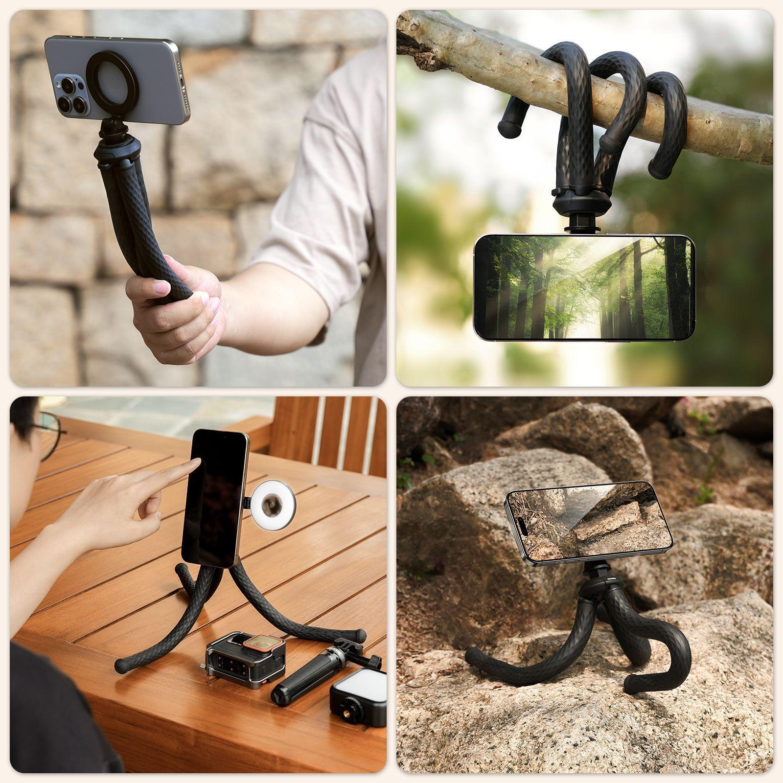 Trípode Flexible MagSafe para Celular y Cámaras Deportivas-3