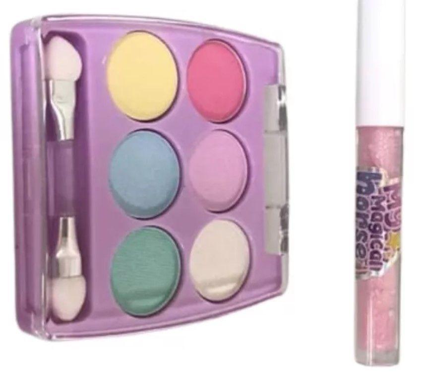Set Maquillaje Y Manicure Infantil Niñas Kawaii unicornio-2