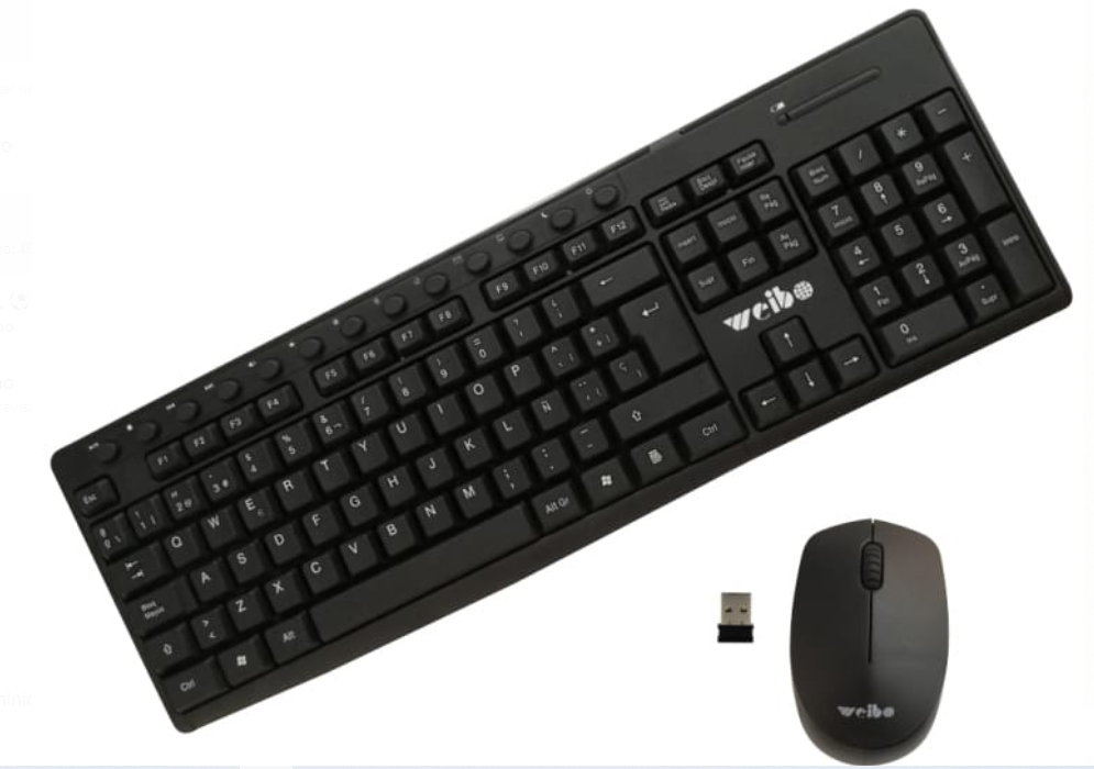 Set Teclado + Mouse Ejecutivo Inalambrico Weibo WB-8012-0