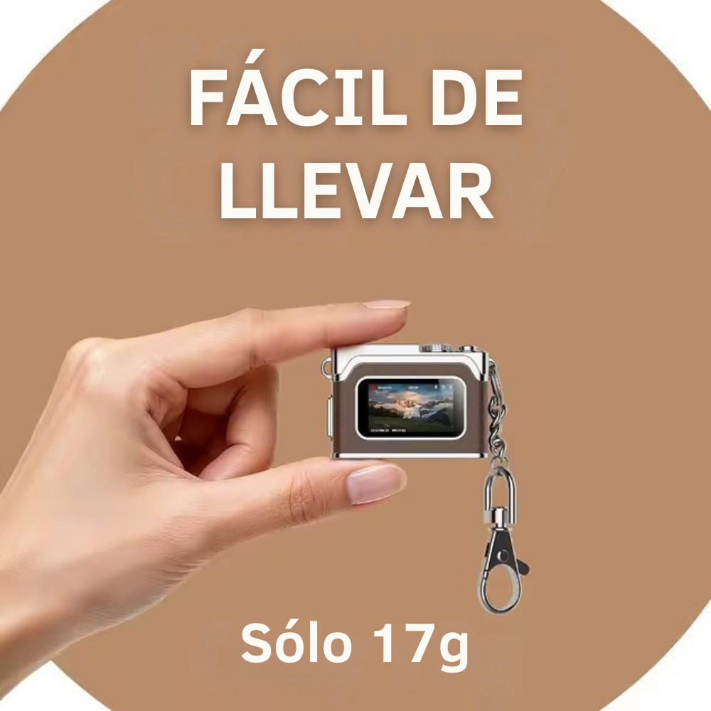 Mini Cámara Café Portátil 1080p Pantalla LCD + MicroSD 32GB-6