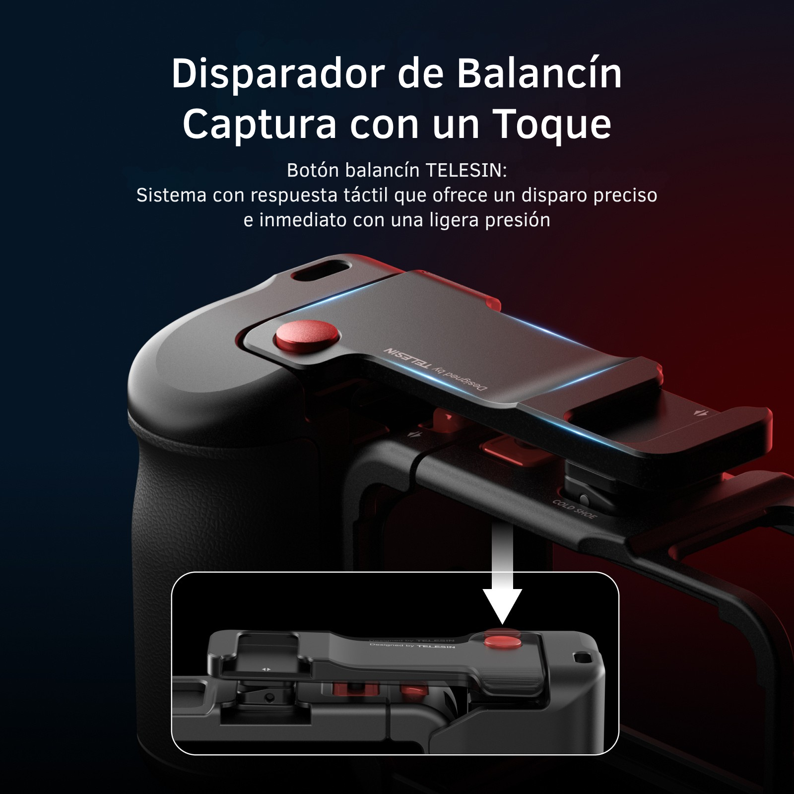 Grip + Jaula Aluminio Empuñadura para DJI Osmo Action 3/4/5-4
