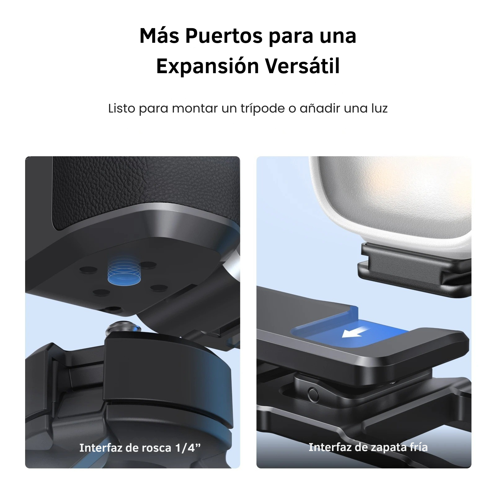 Kit Grip + Jaula Aluminio Empuñadura para DJI Osmo Action 6-5
