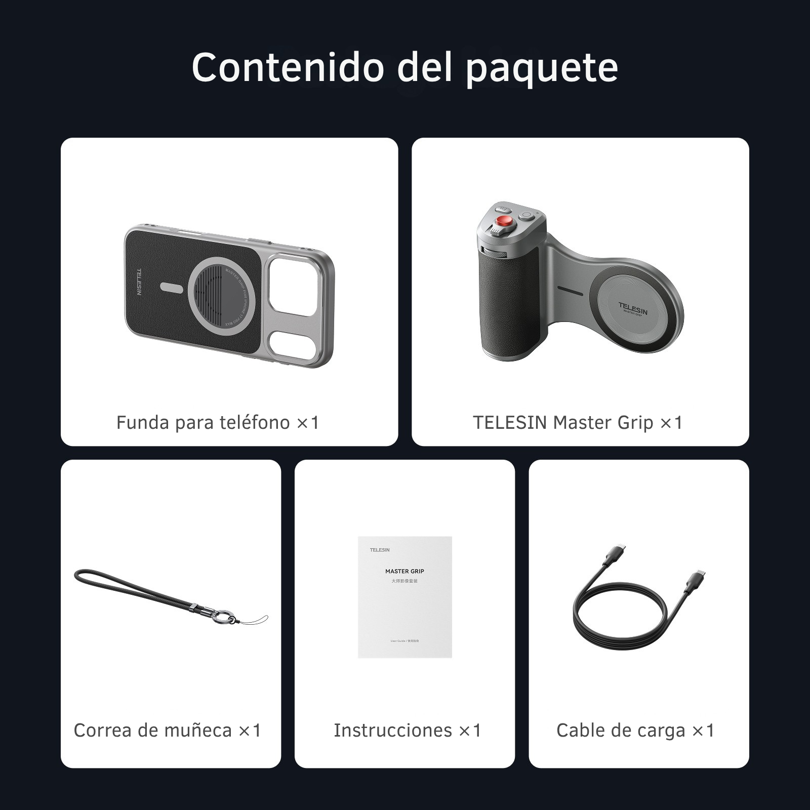 Master Grip Magsafe para iPhone 17 Pro con Carga Inalámbrica-7