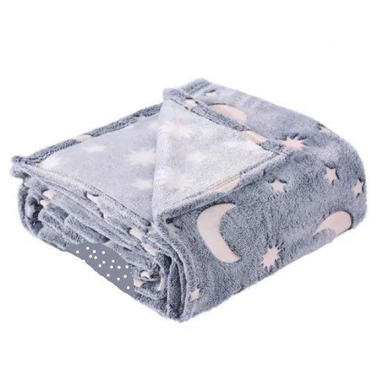 Manta Mágica Niños Bebe Brilla En La Oscuridad 120x165 Cms-0