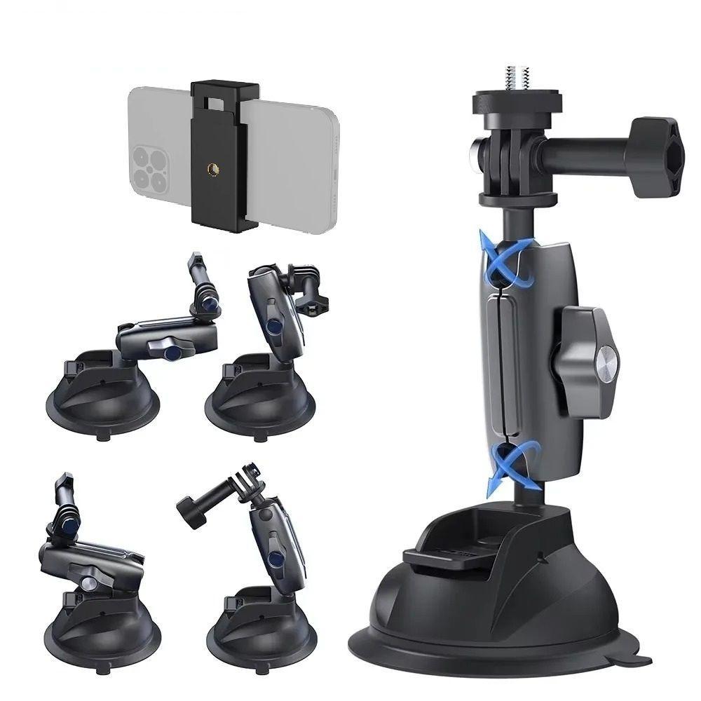 Soporte con Ventosa Aluminio Telesin para Cámaras de Acción-0