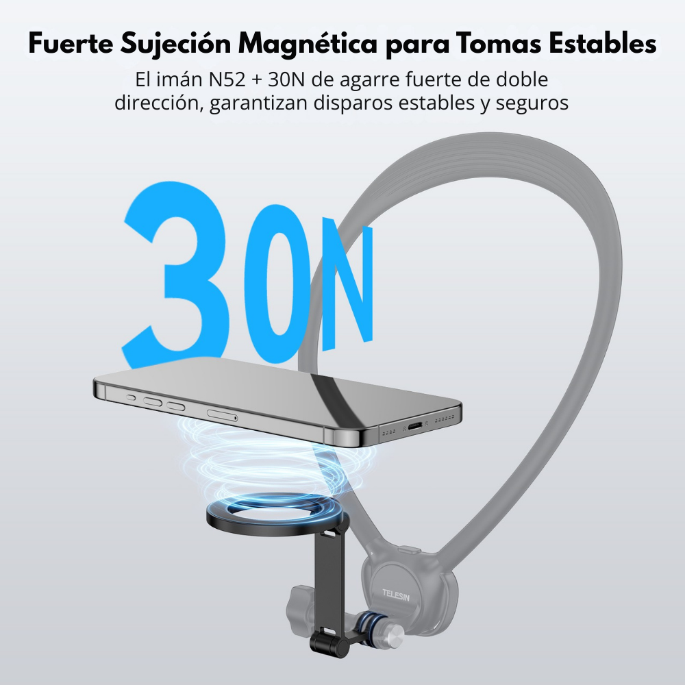 Brazo Magsafe Aluminio Celular para Accesorios de Cámara-4